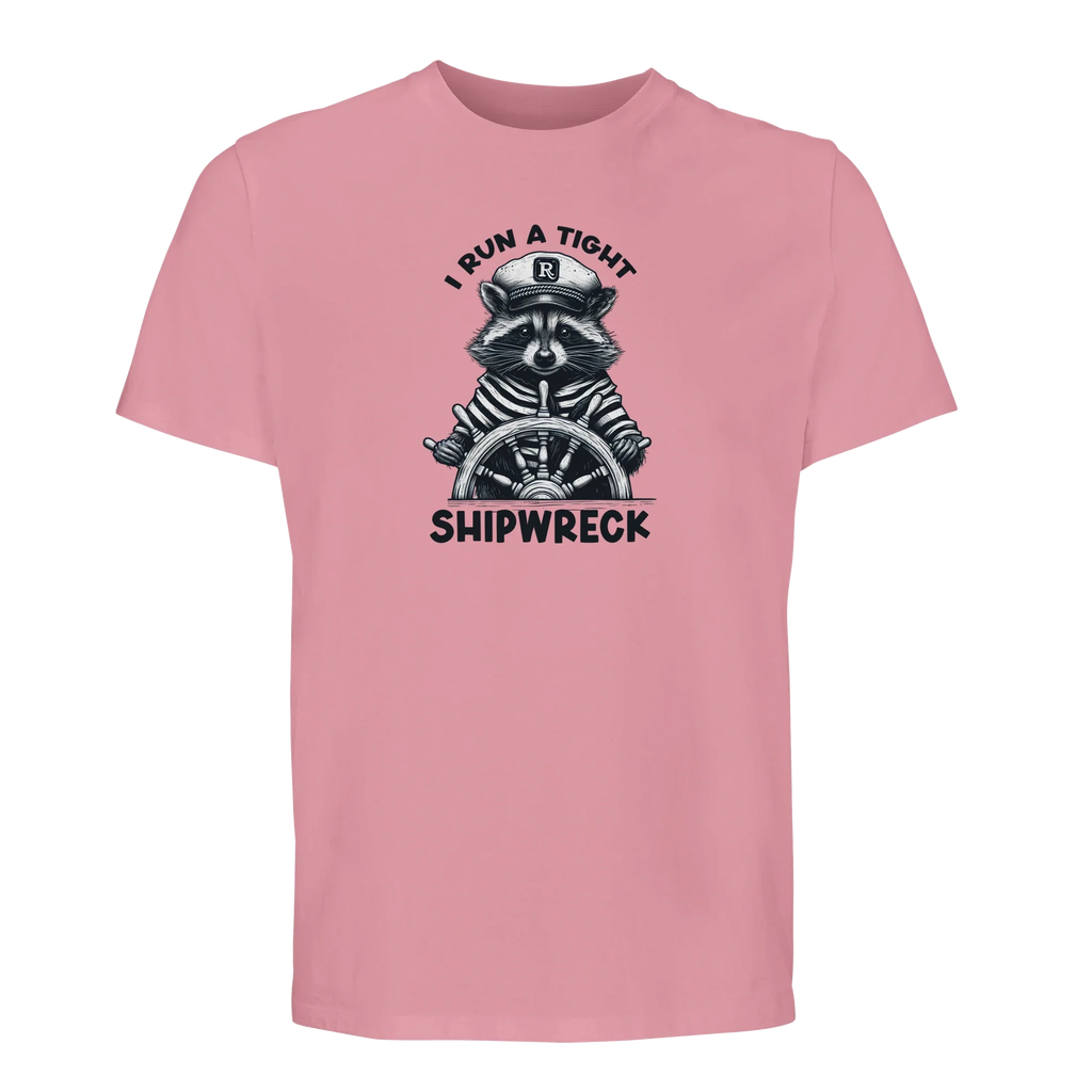 100% Organic Unisex T-Shirt/I-Run-A-Tight-Shirewreck