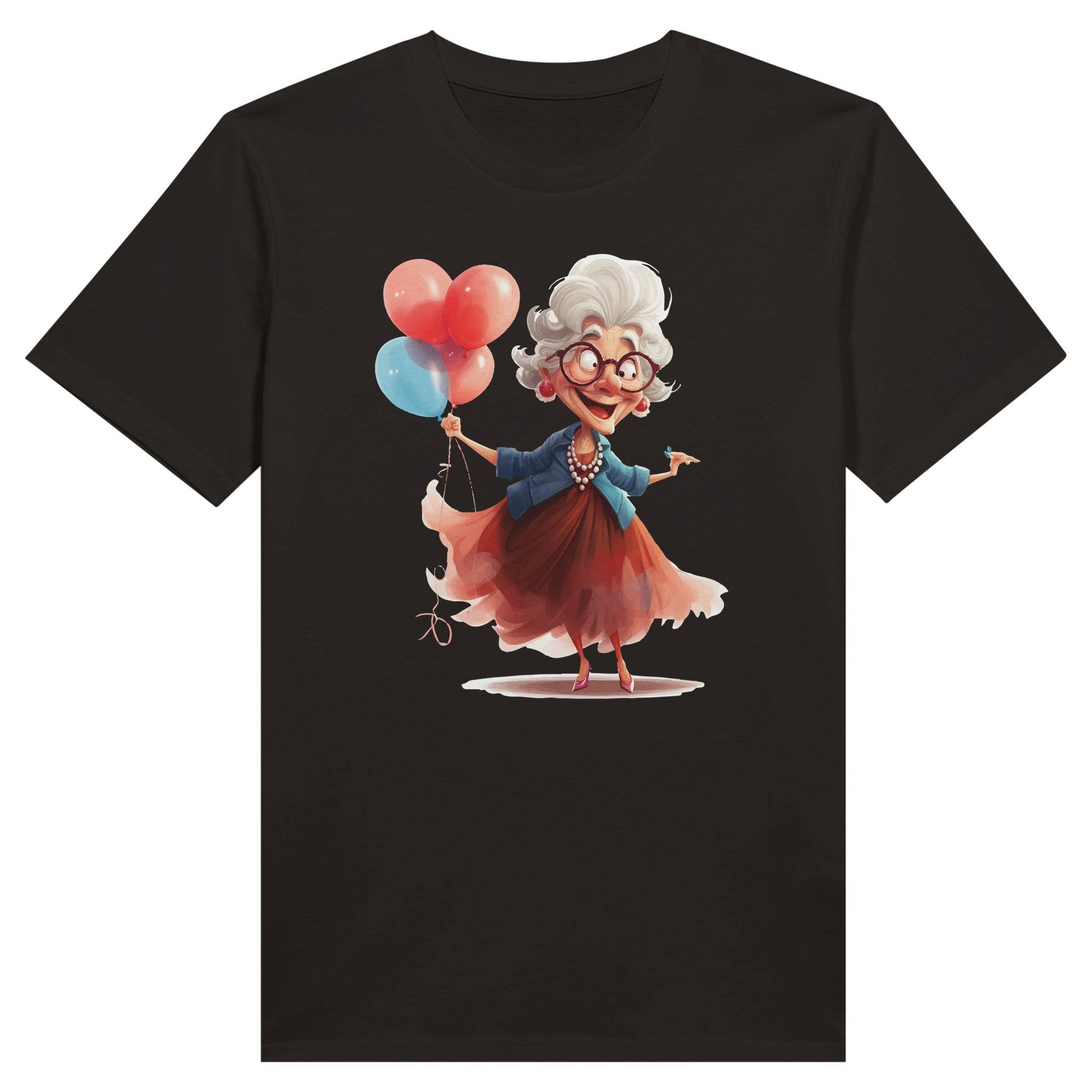 100% Organic Unisex T-shirt/Grandma-Balloons