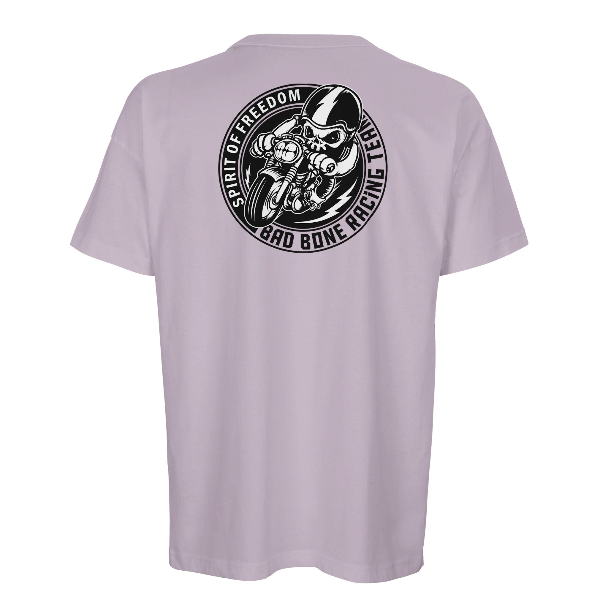 Organic Oversized T-shirt/Bad Bone Racing Team  – Unleash Your Spirit of Freedom