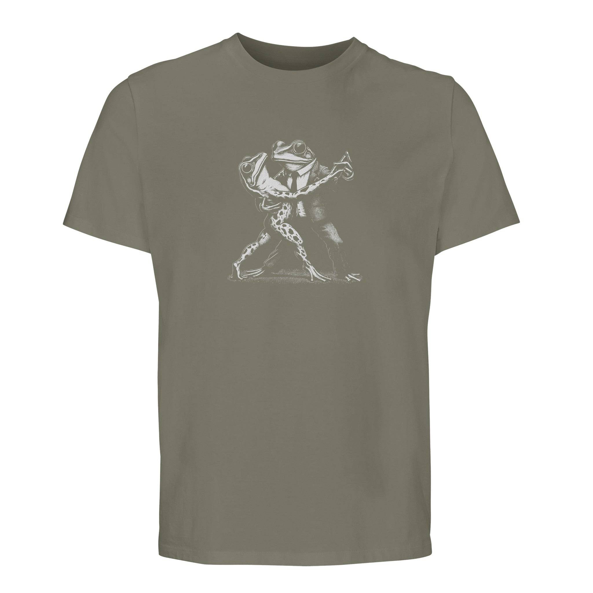 100% Organic Unisex T-shirt/Frogs-Dancing