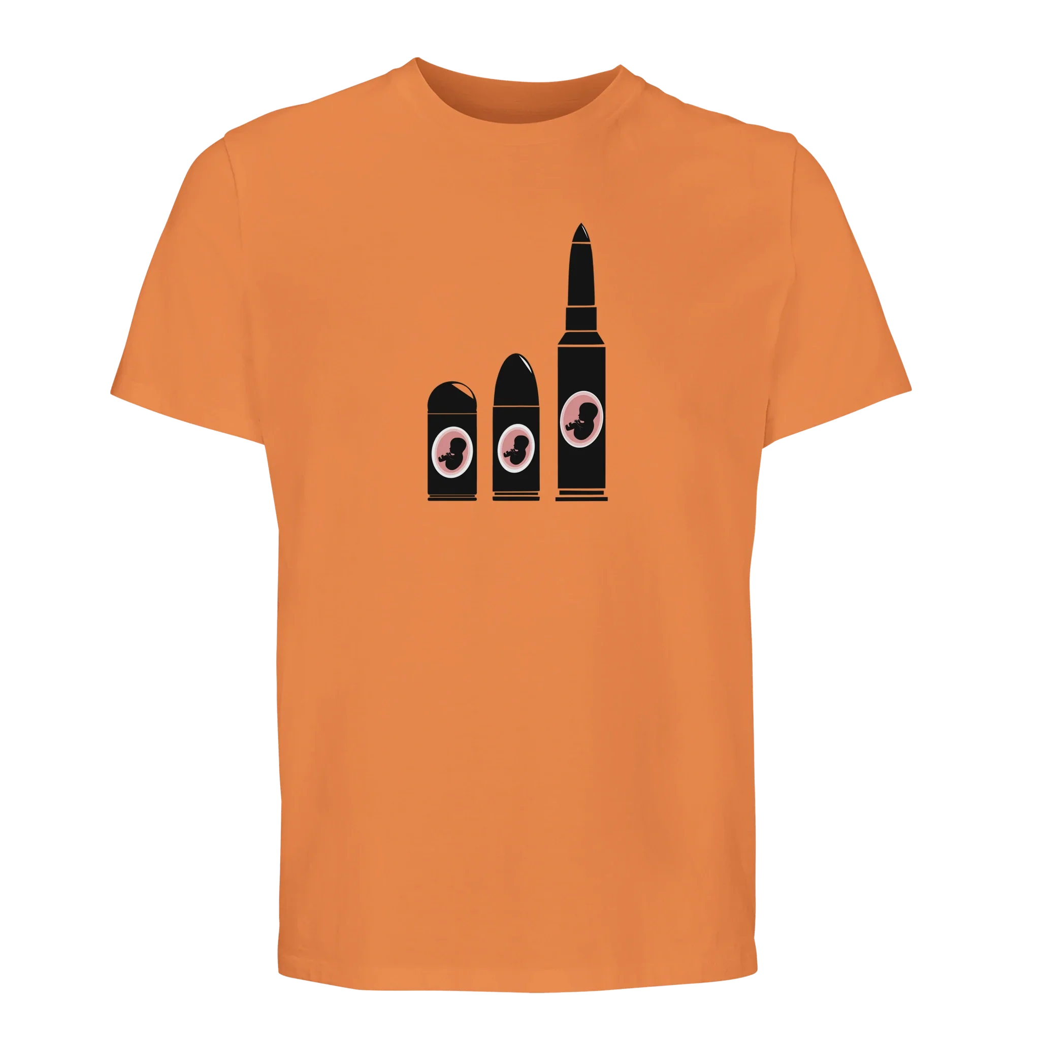 100% Organic Unisex T-shirt/Bullets-Babies