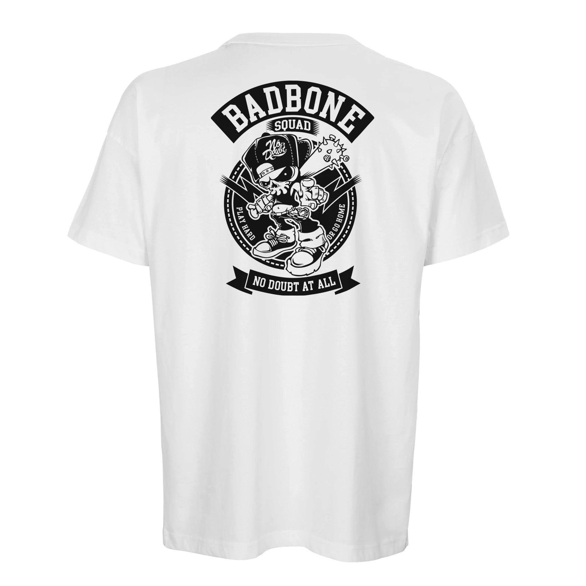 Organic Oversized T-shirt/Badbone Squad  – Edgy Streetwear