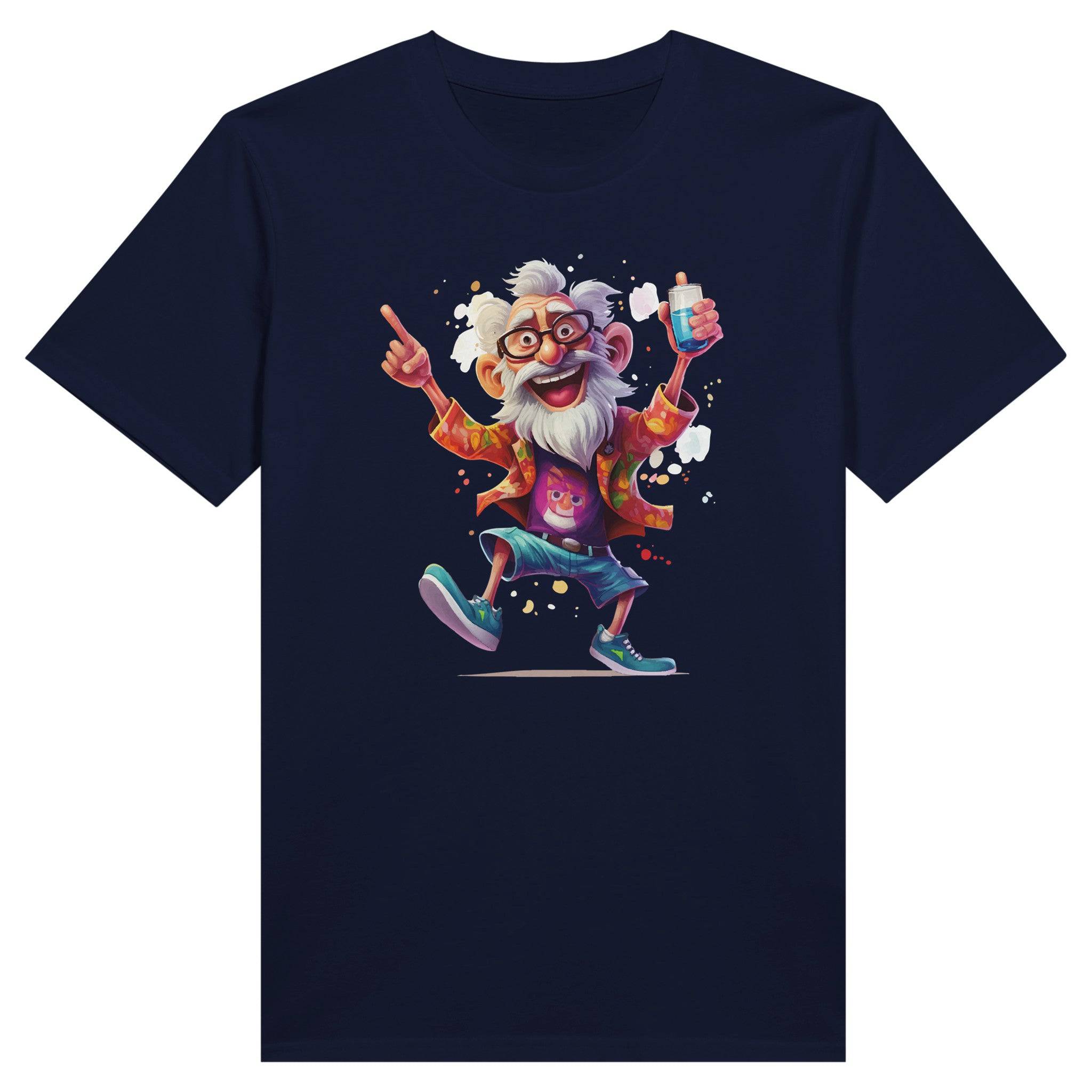 100% Organic Unisex T-shirt/Happy-Drunk-Grandpa