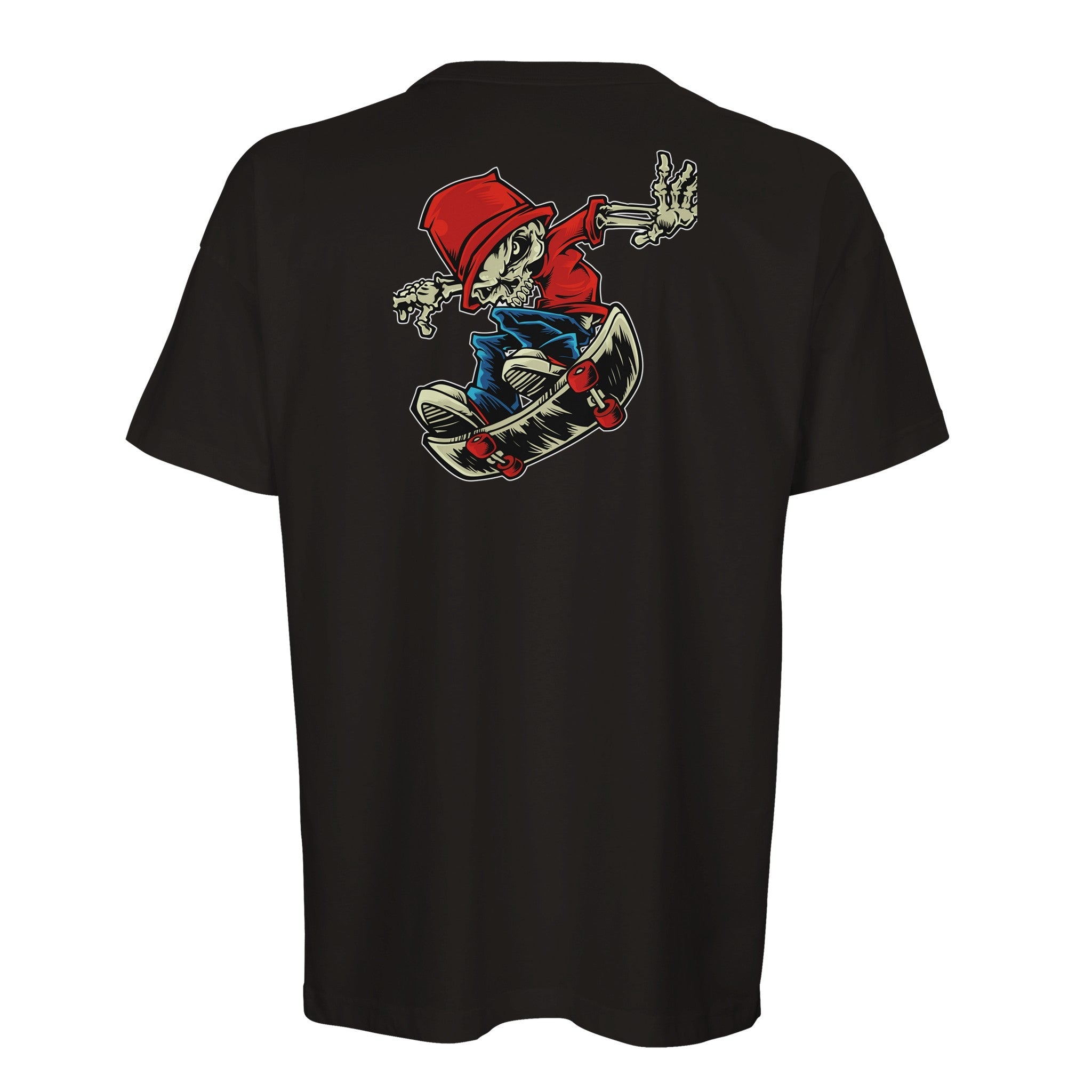Organic Oversized T-shirt/Skater Skeleton  - Eco-Friendly