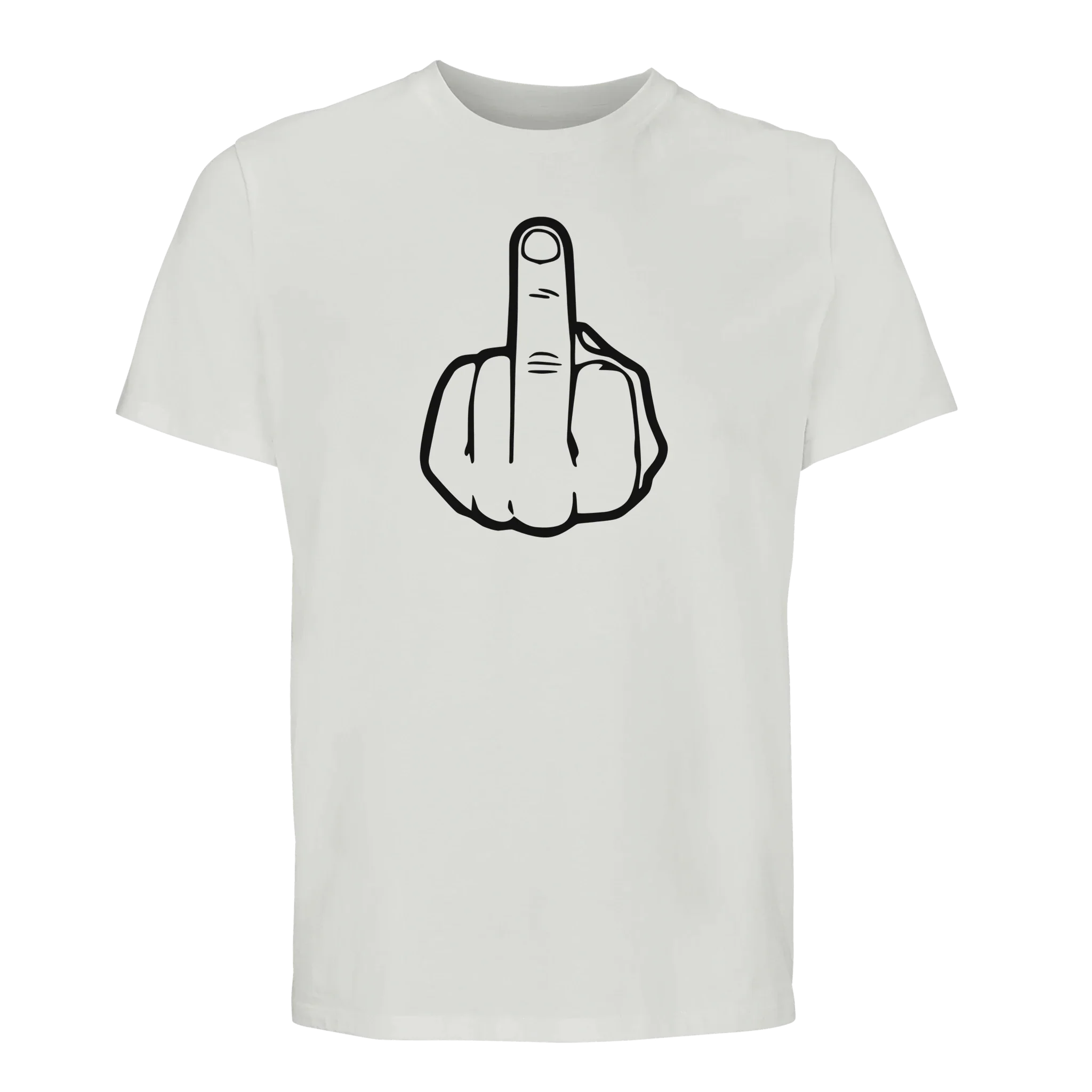 100% Organic Unisex T-shirt/Middle-Finger