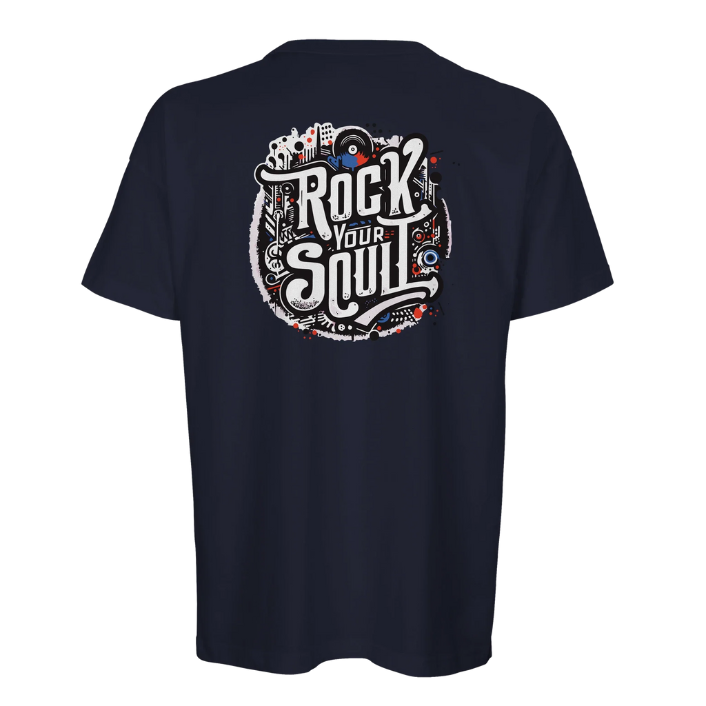 Organic Oversized T-shirt/Live-Love-Rock