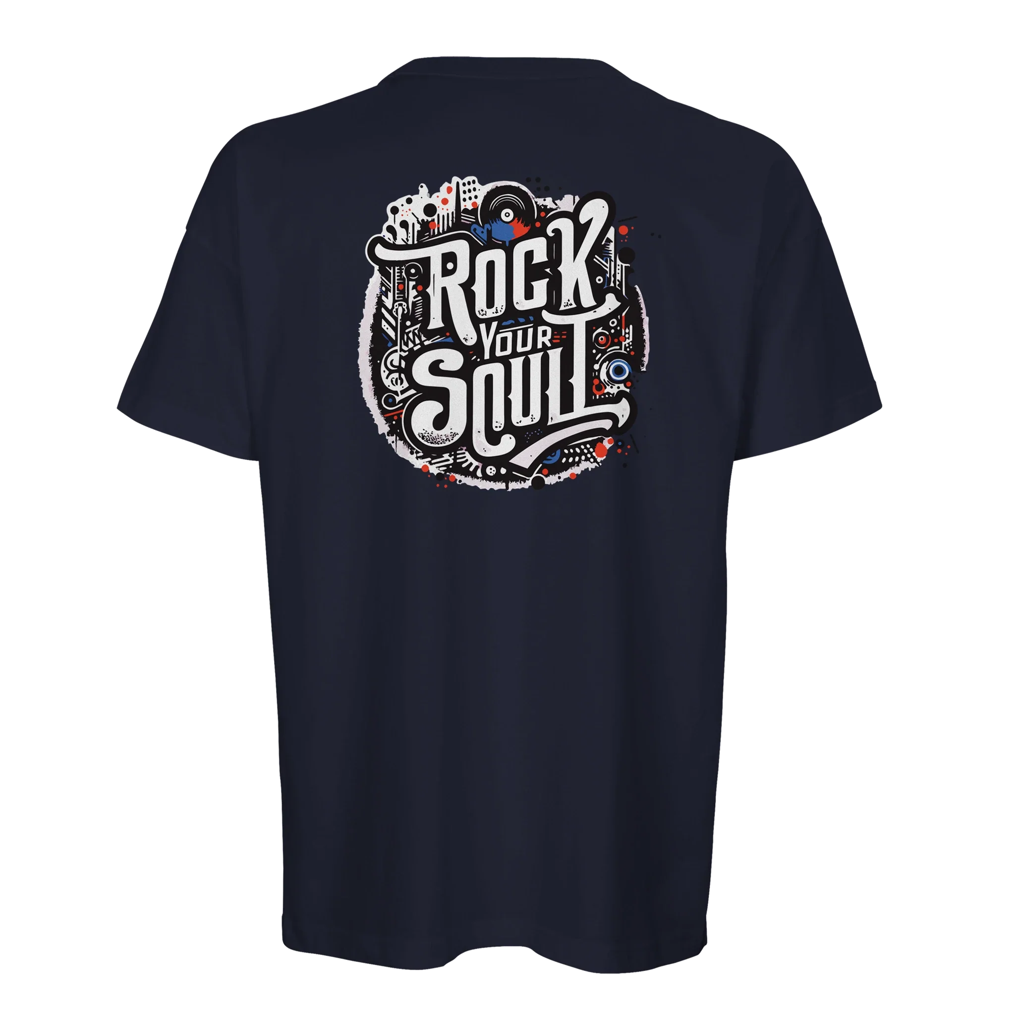 Organic Oversized T-shirt/Live-Love-Rock