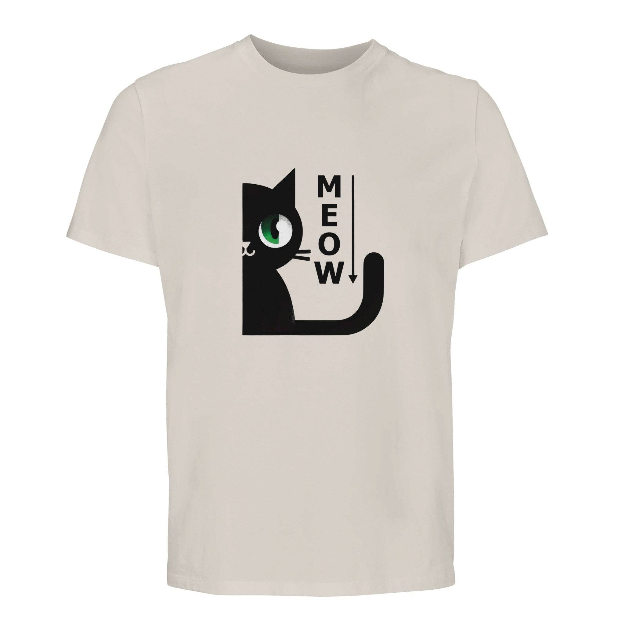 100% Organic Unisex T-shirt/Cat-Meow