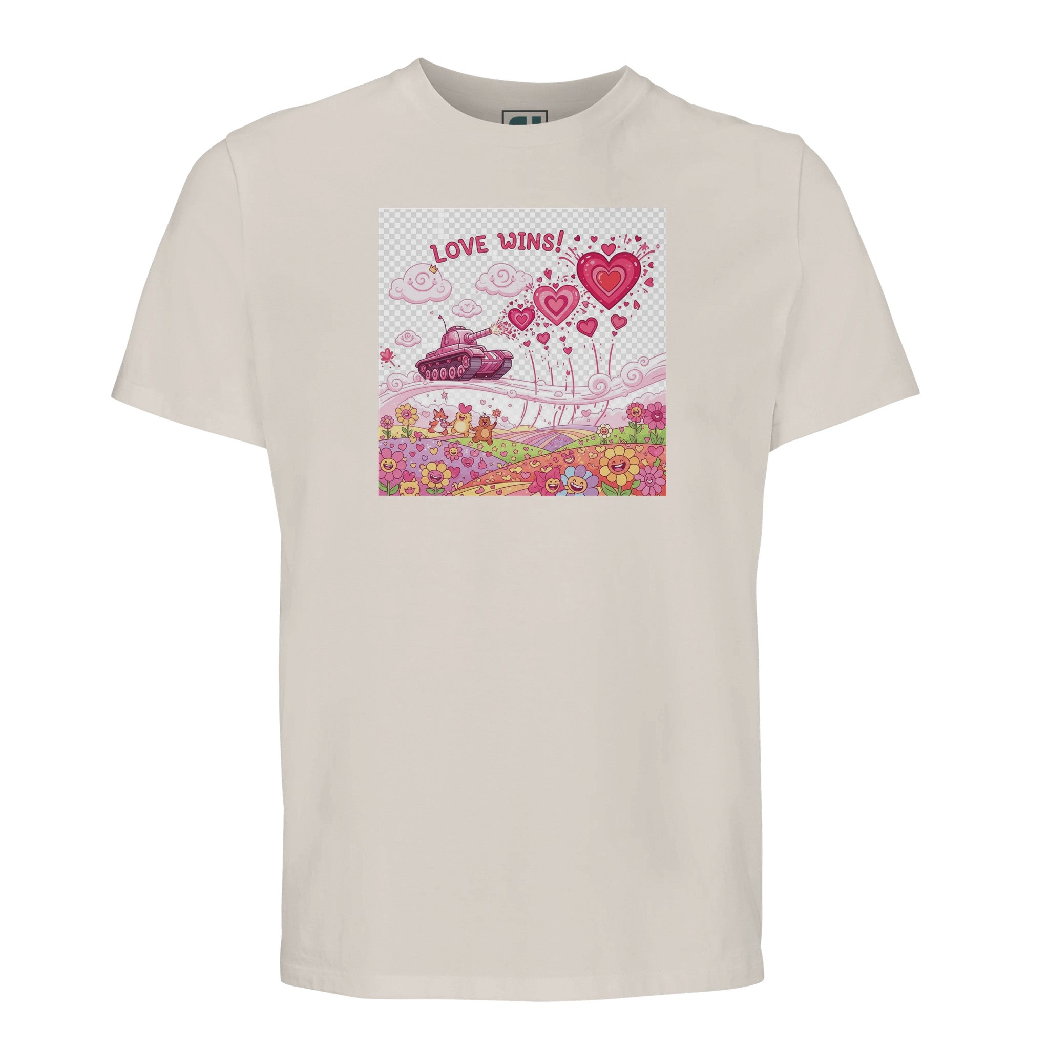 Love Wins! Whimsical Hearts & Flowers/Sustainable-Organic-Cotton-Apparel