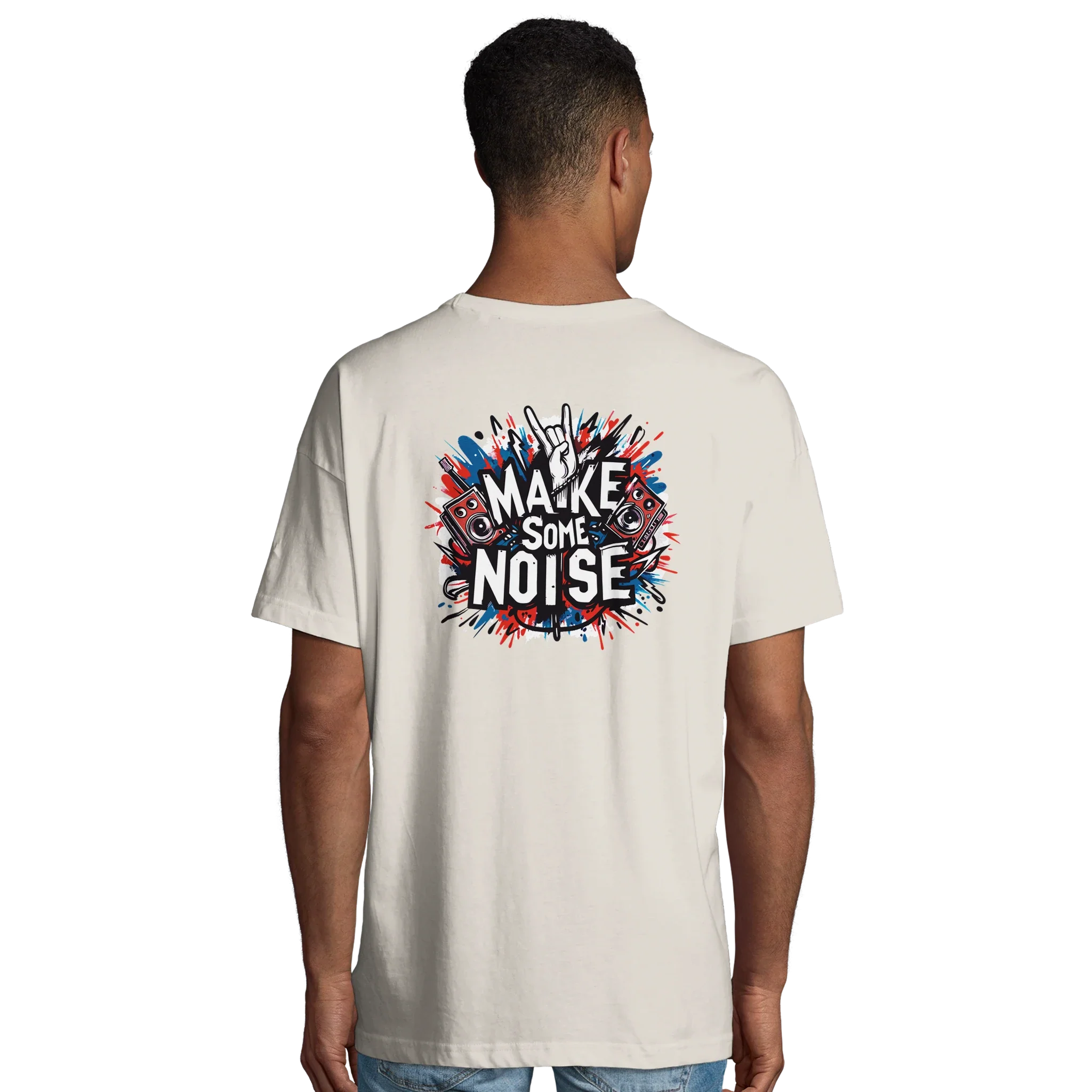 Organic Oversized T-shirt/Rocking-60's