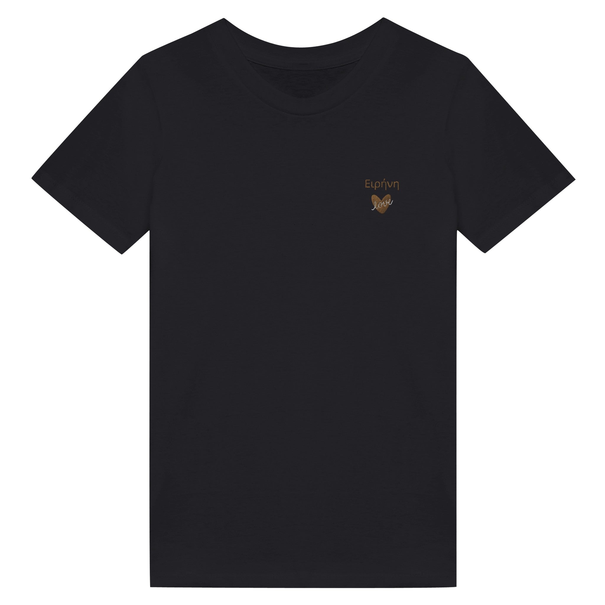 Organic Kids Crewneck T-shirt/Ειρήνη