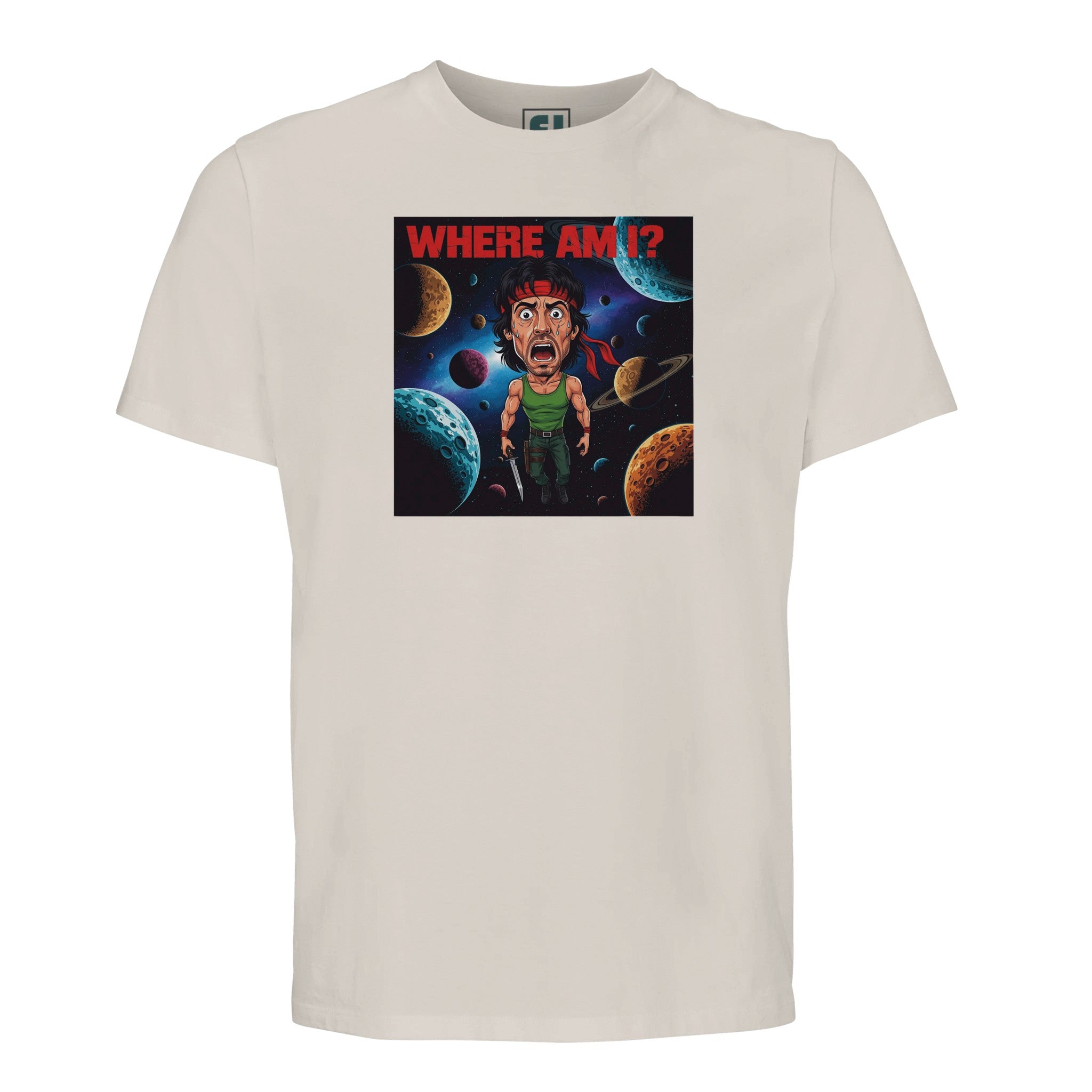 Cosmic Rambo 'WHERE AM I?'/Sustainable-Organic-Cotton-Apparel