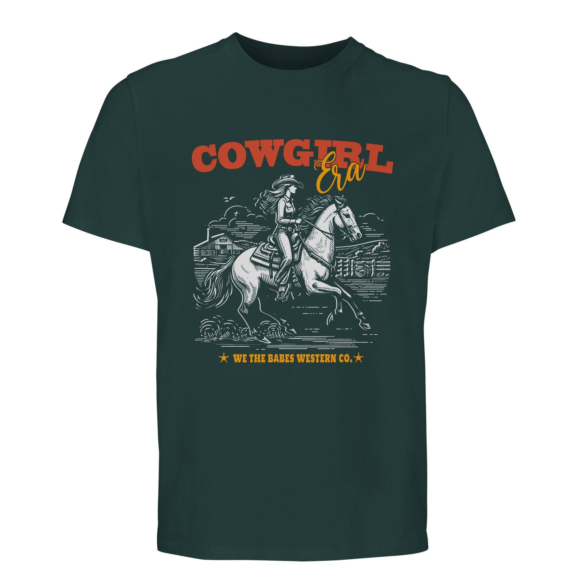 100% Organic Unisex T-shirt/Cowgirl