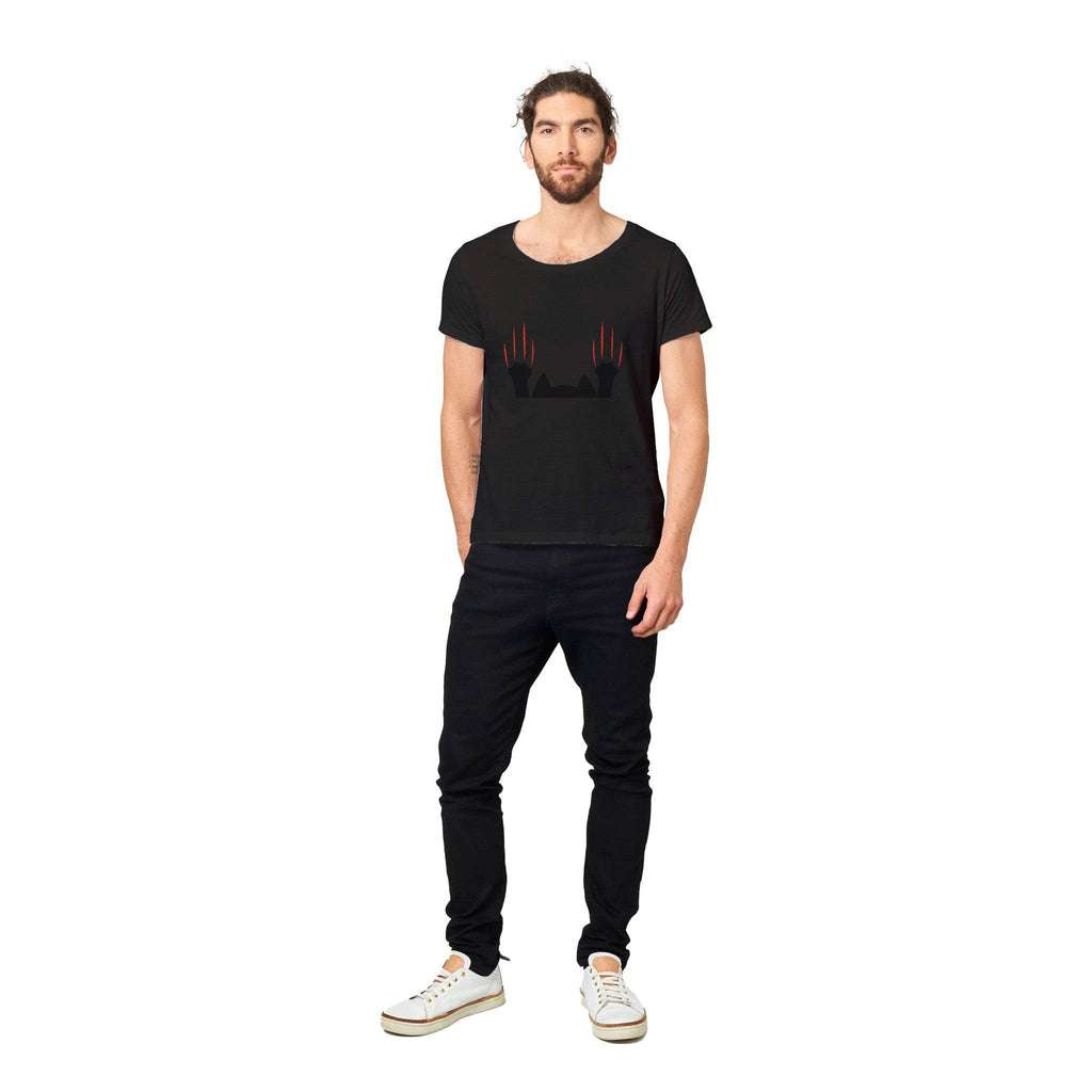 100% Organic Unisex T-shirt/Cat-Scratching-With-2-Paws