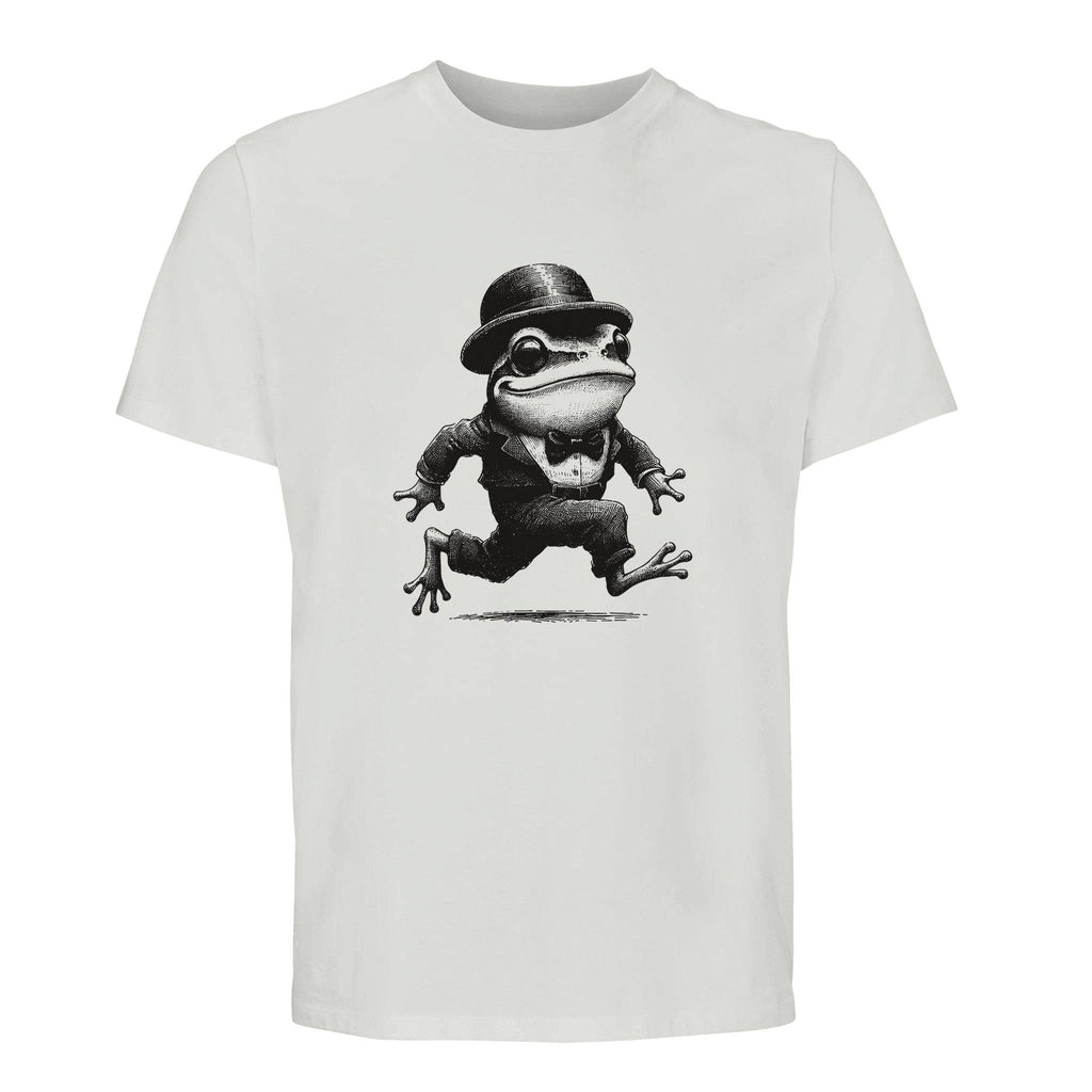 100% Organic Unisex T-shirt/Frog-Running