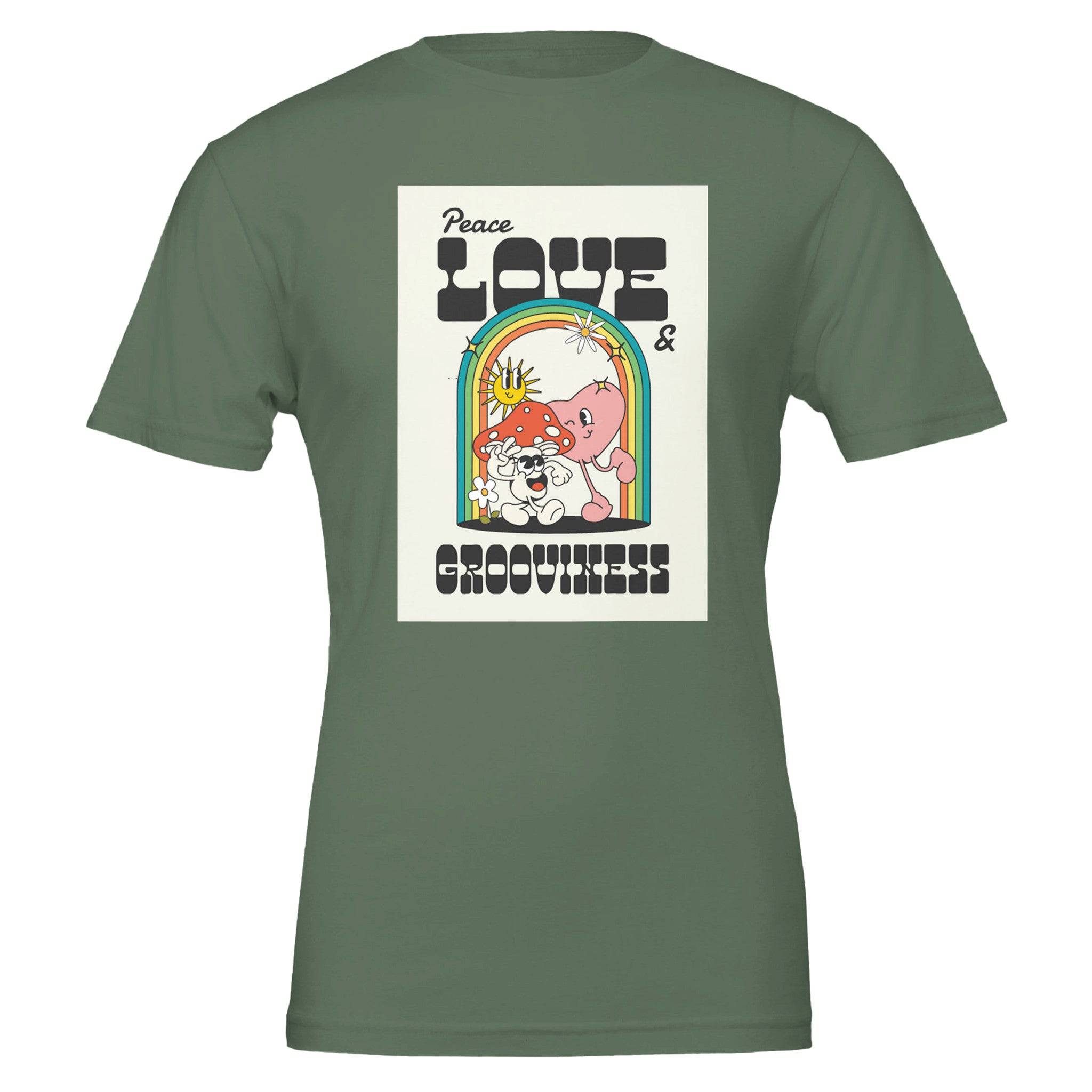 100% Organic Unisex T-shirt/Love-Retro