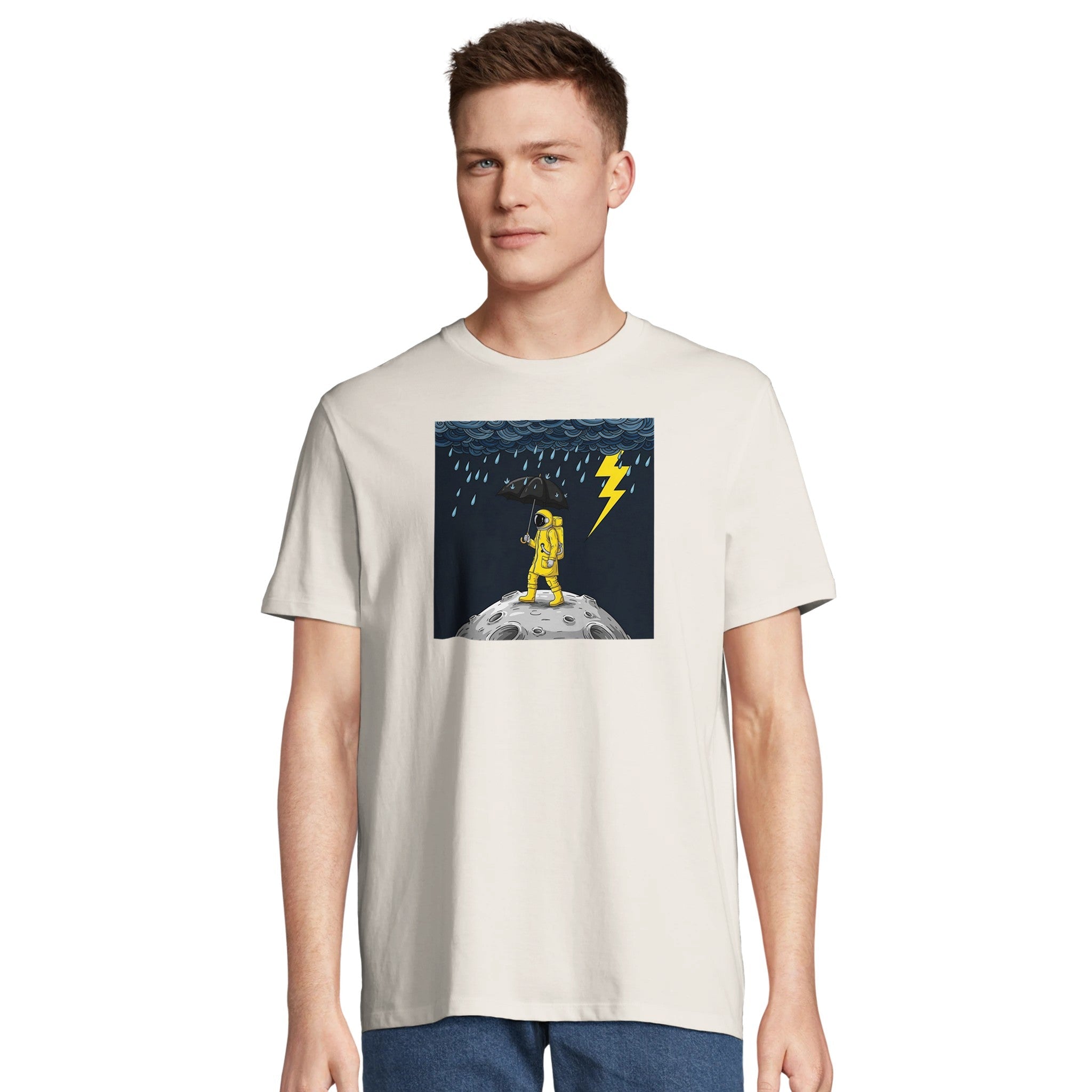 Cosmic Rain Astronaut /Sustainable-Organic-Cotton-Apparel