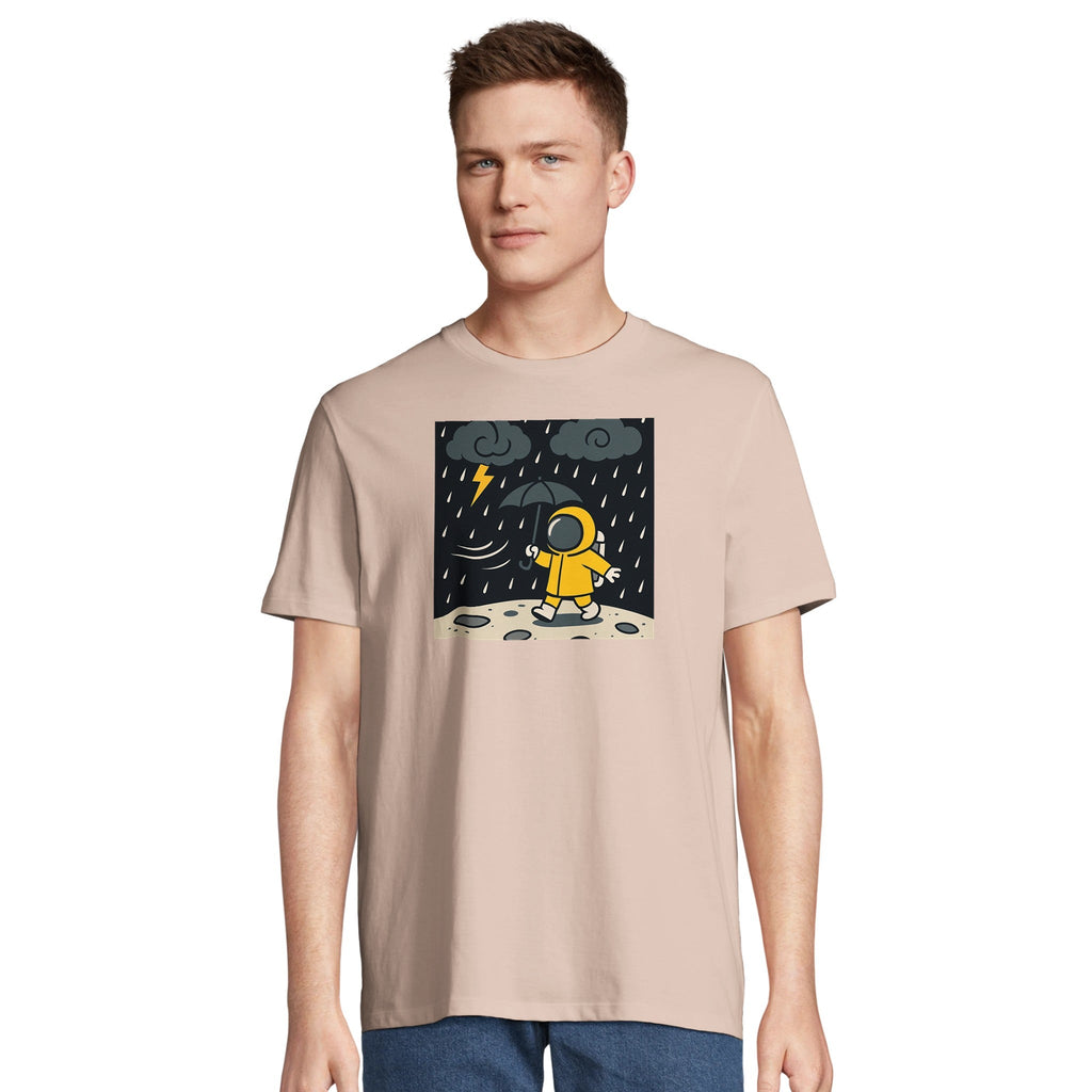 Moonwalk in the Rain Astronaut Graphic Tee/Sustainable-Organic-Cotton-Apparel