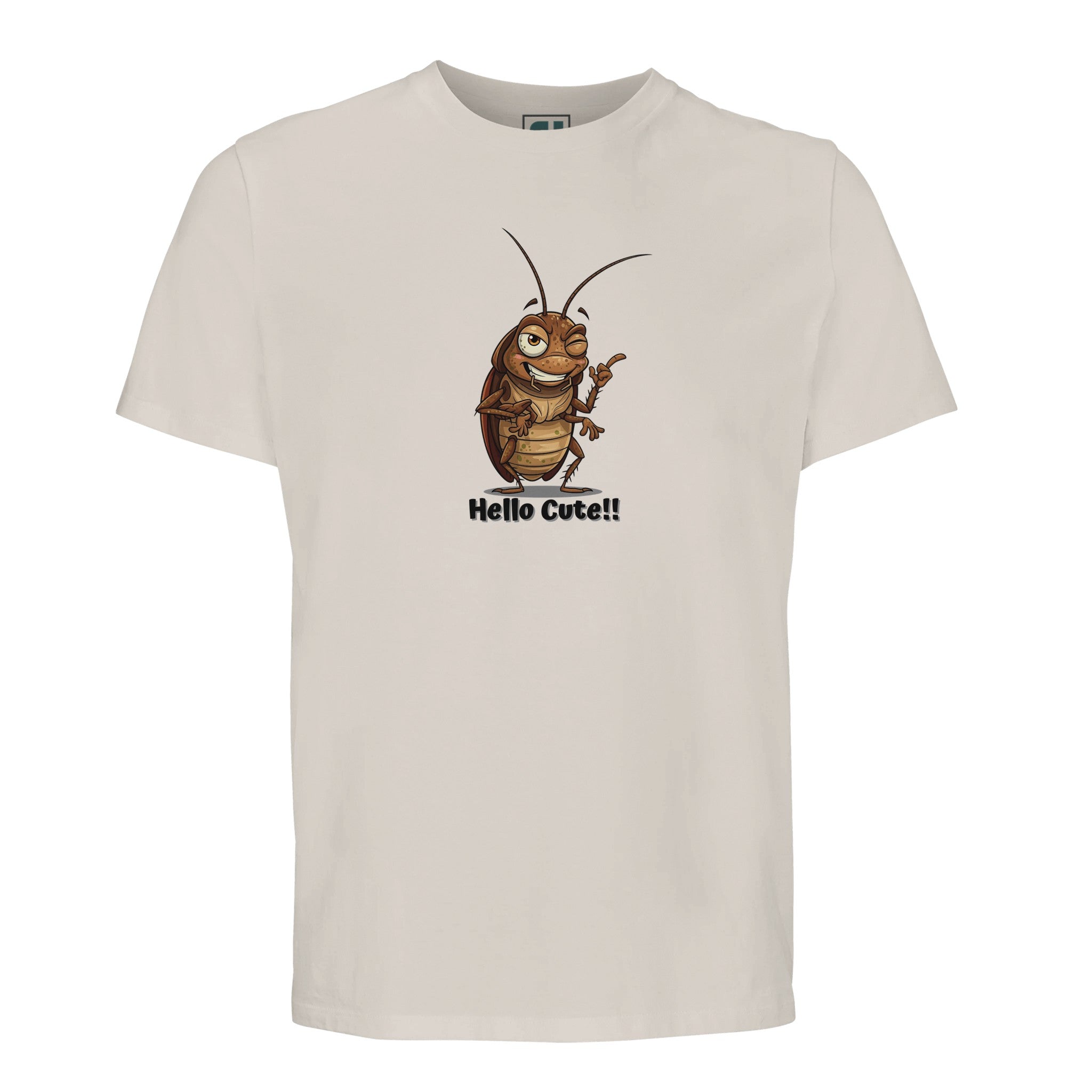 Wacky Winking Cockroach /Playful Insect Art Apparel in/Sustainable-Organic-Cotton-Apparel