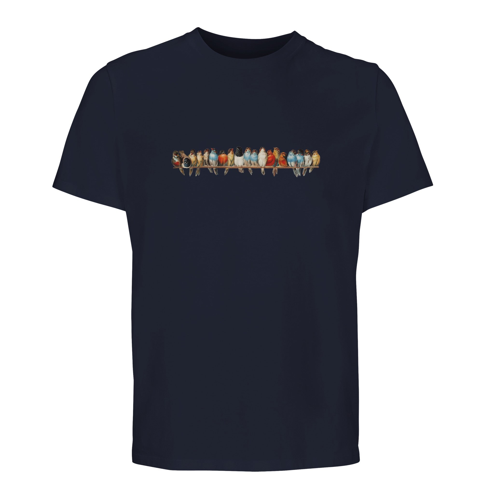 100% Organic Unisex T-shirt/Birds-On-The-Wire/Convension