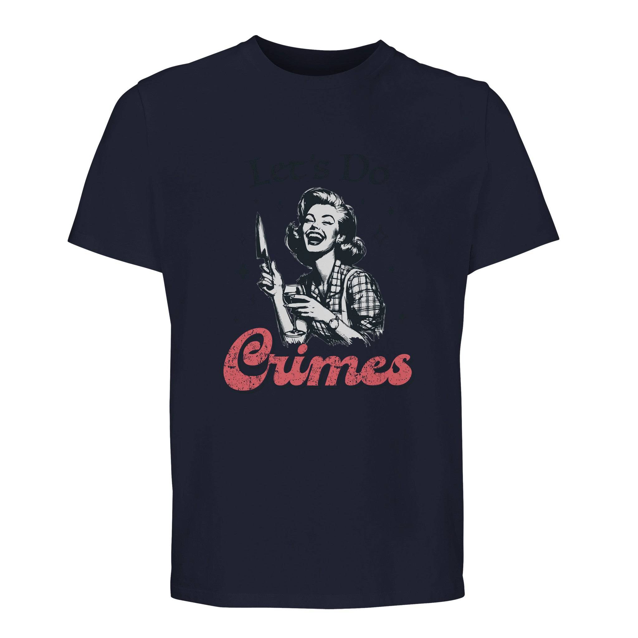 100% Organic Unisex T-shirt/Let's-Do-Crimes