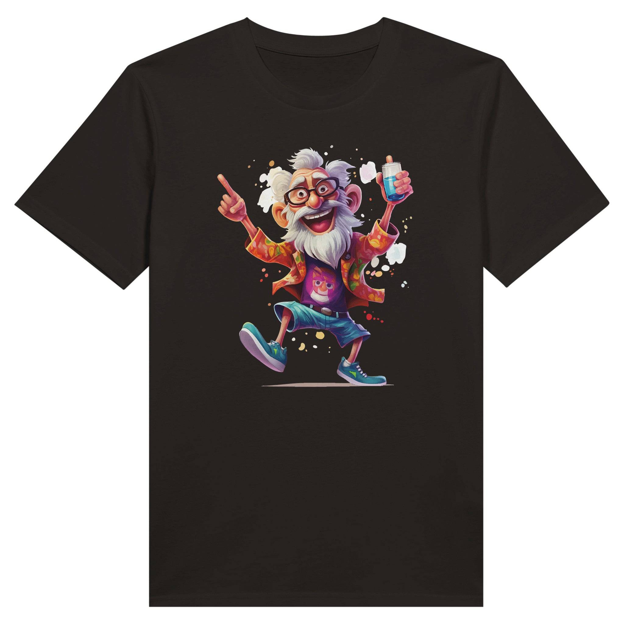 100% Organic Unisex T-shirt/Happy-Drunk-Grandpa