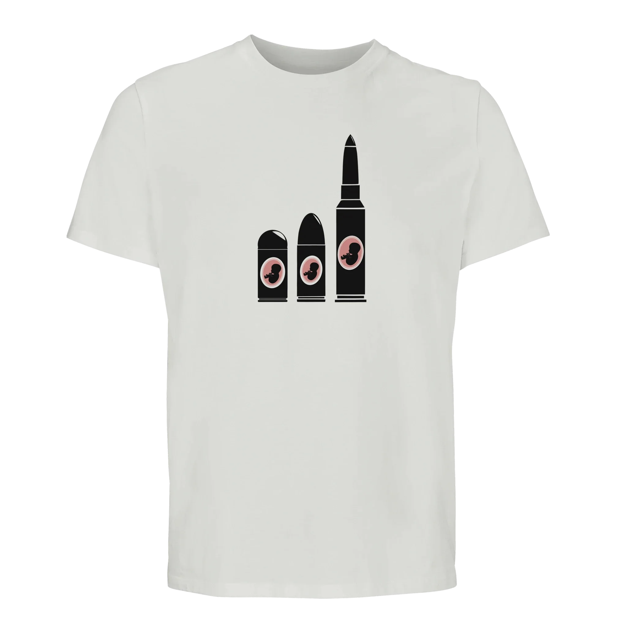 100% Organic Unisex T-shirt/Bullets-Babies