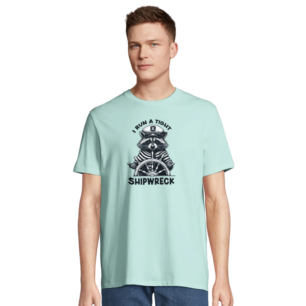 100% Organic Unisex T-Shirt/I-Run-A-Tight-Shirewreck