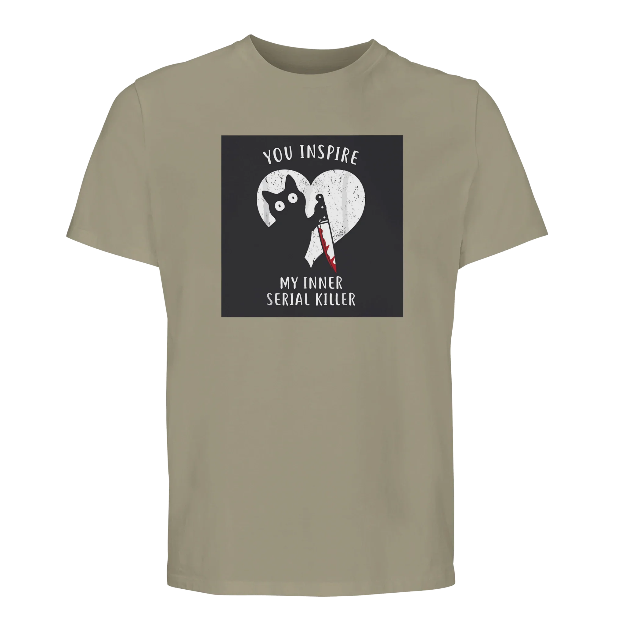 100% Organic Unisex T-shirt/Cat-Serial-Killer