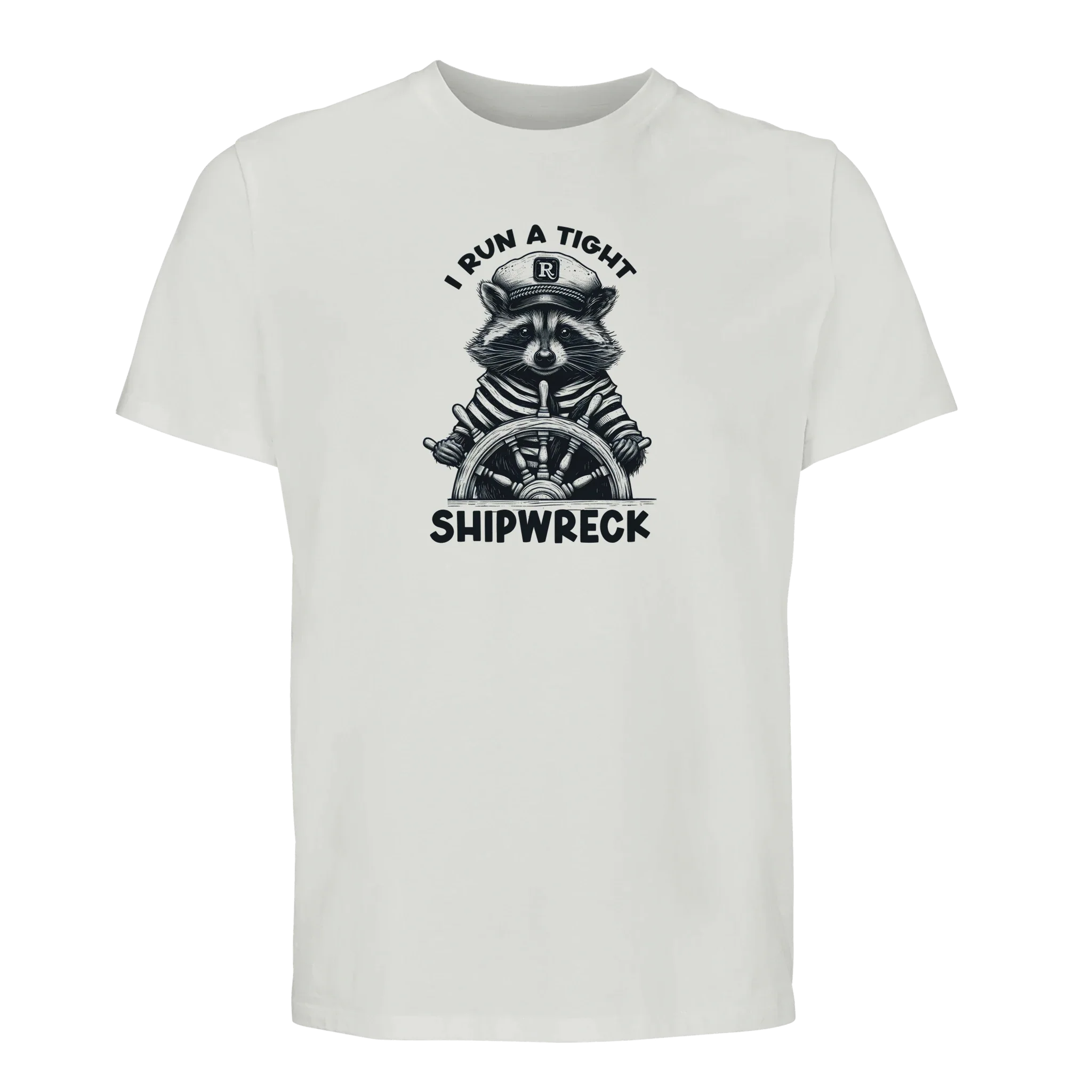 100% Organic Unisex T-Shirt/I-Run-A-Tight-Shirewreck