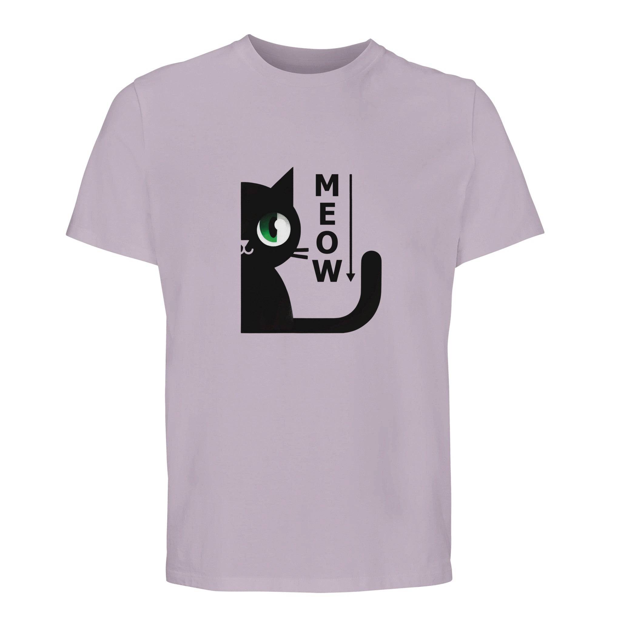 100% Organic Unisex T-shirt/Cat-Meow