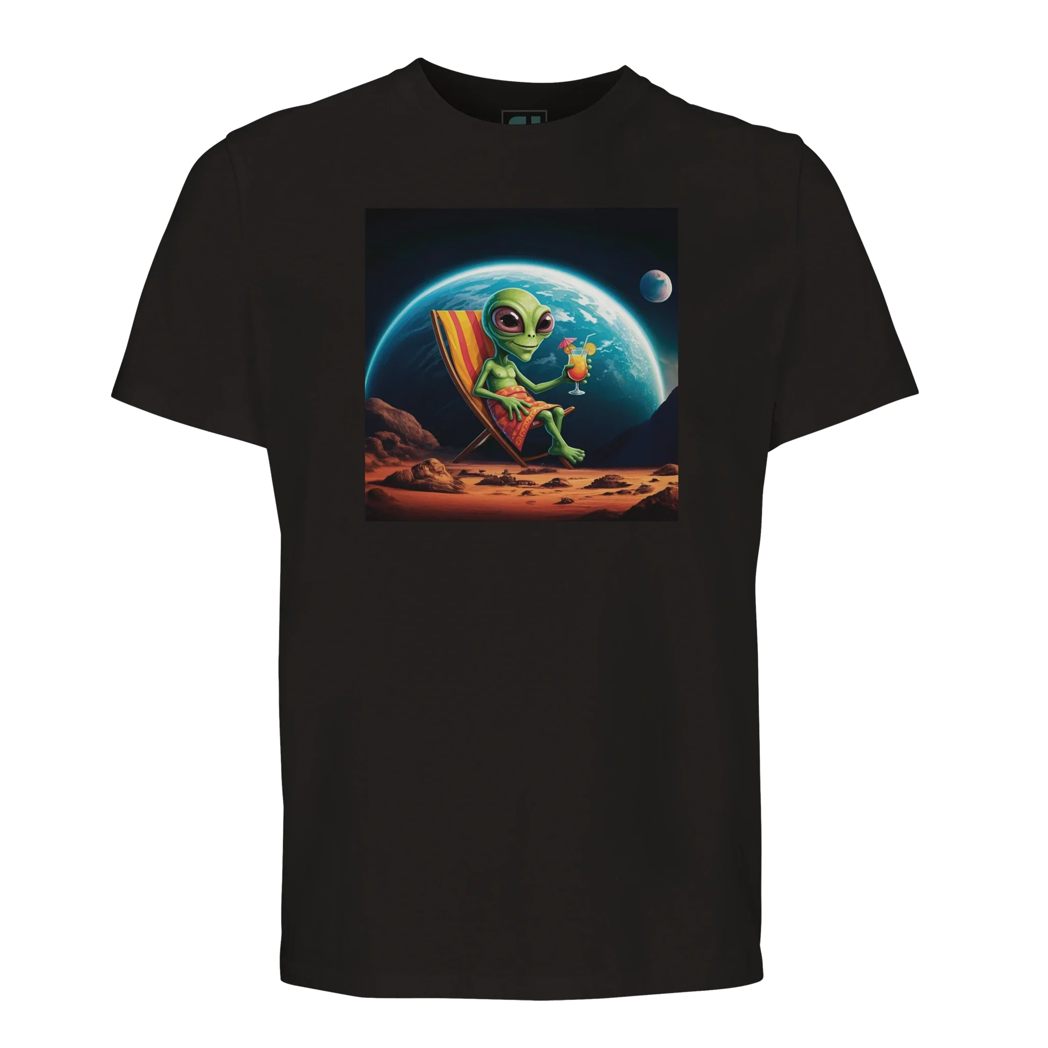 Alien Relaxing on Mars/Sustainable-Organic-Cotton-Apparel