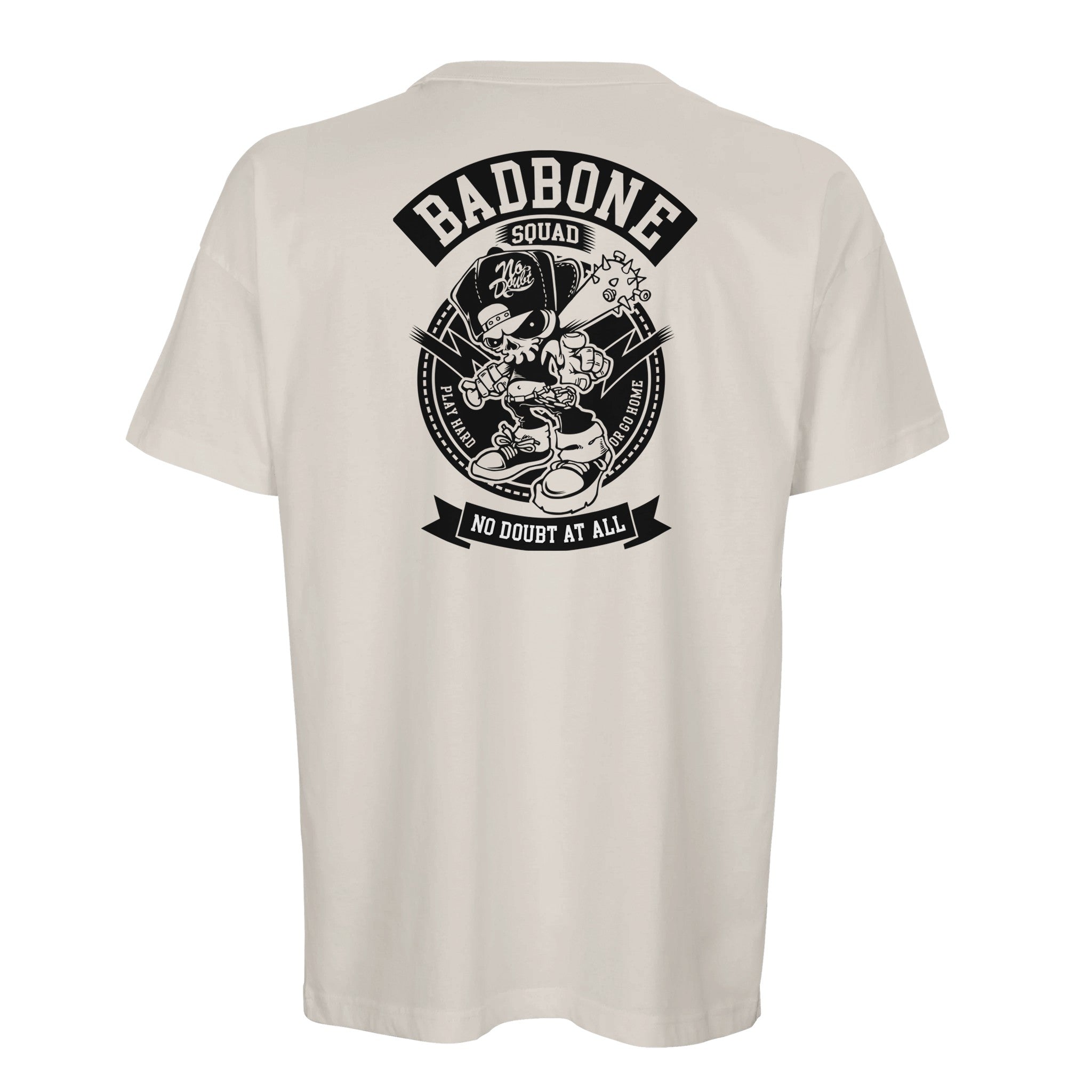 Organic Oversized T-shirt/Badbone Squad  – Edgy Streetwear