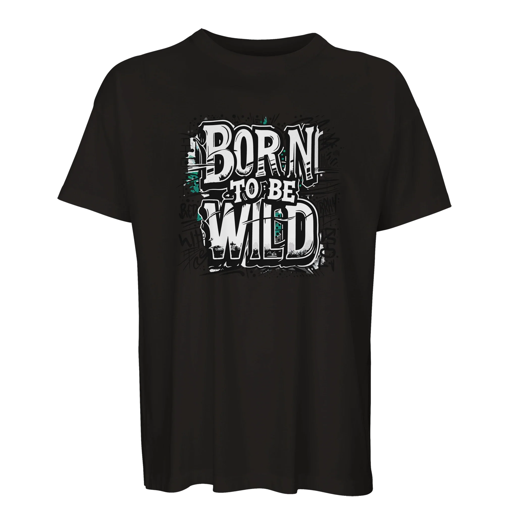 Organic Oversized T-shirt/Born-To-Be-Wild