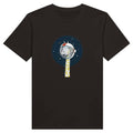 100% Organic Unisex T-shirt/Giraffe-Astronaut