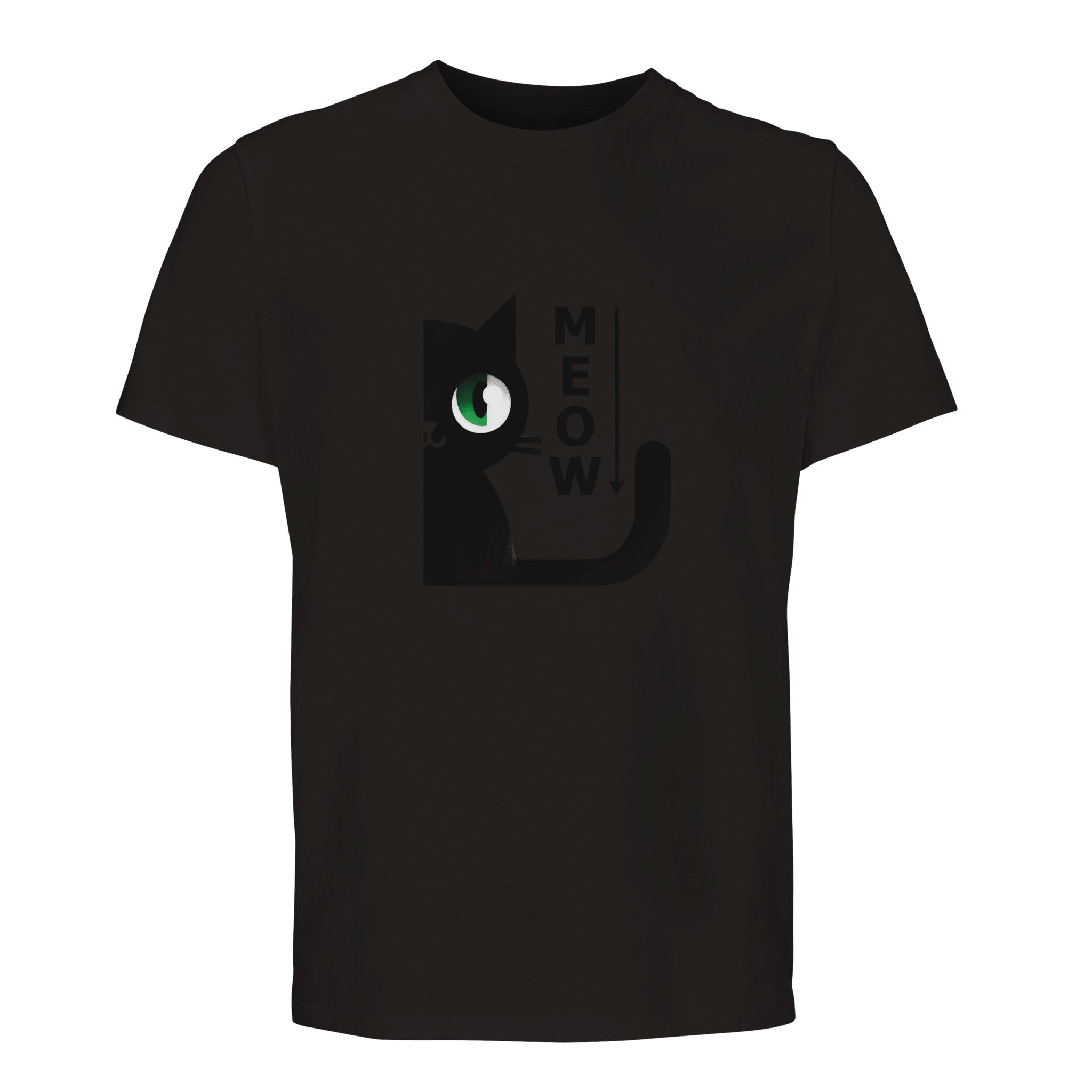 100% Organic Unisex T-shirt/Cat-Meow