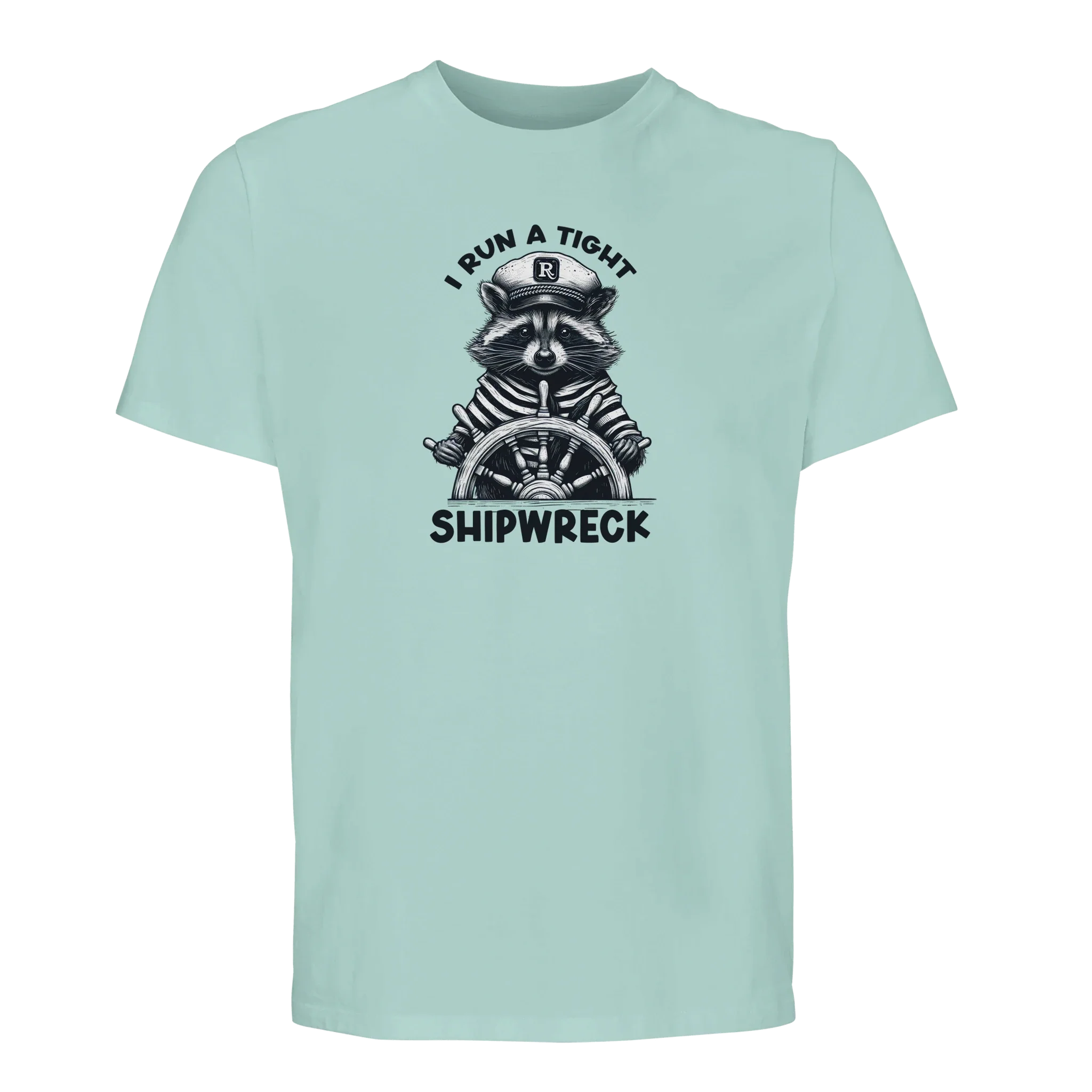 100% Organic Unisex T-Shirt/I-Run-A-Tight-Shirewreck