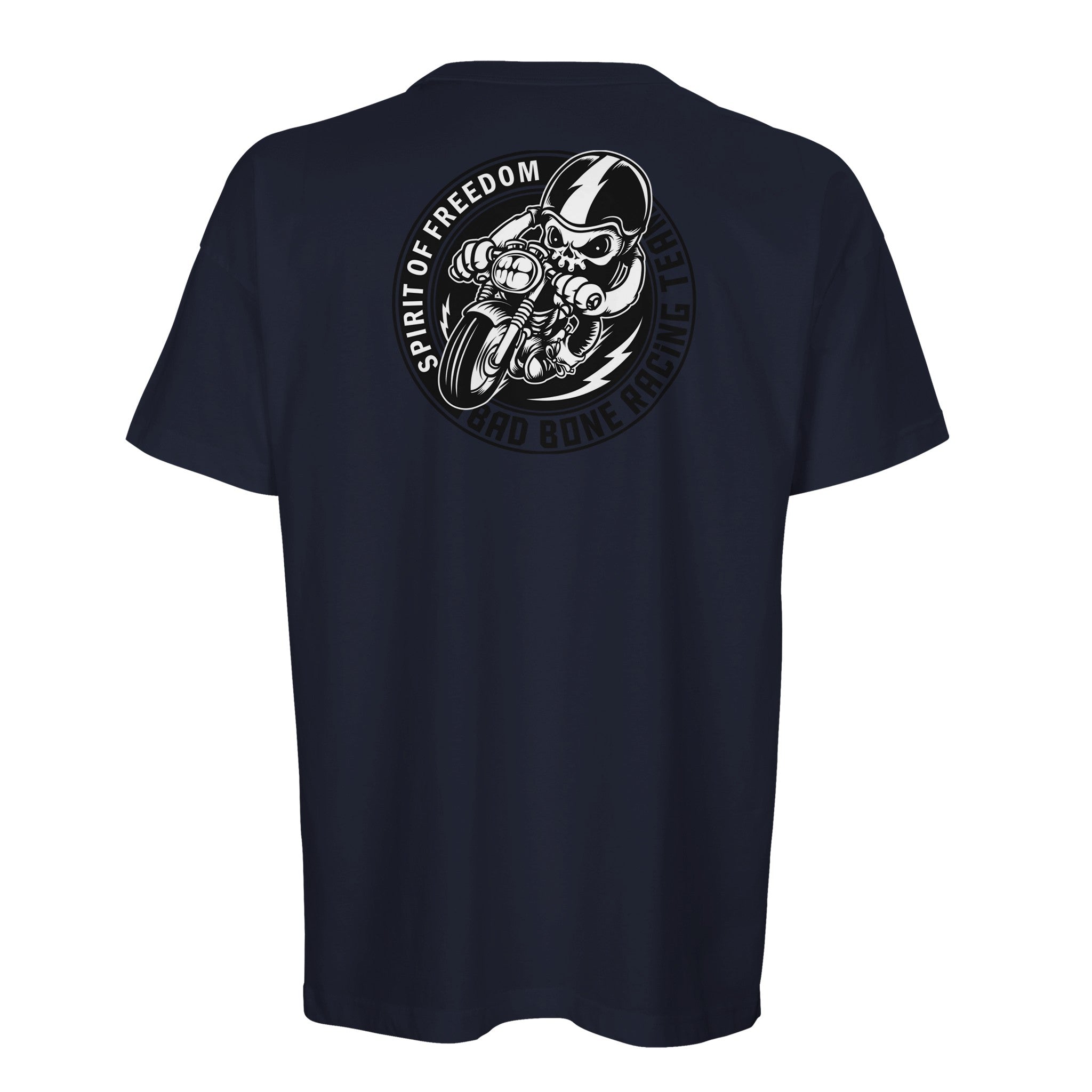 Organic Oversized T-shirt/Bad Bone Racing Team  – Unleash Your Spirit of Freedom