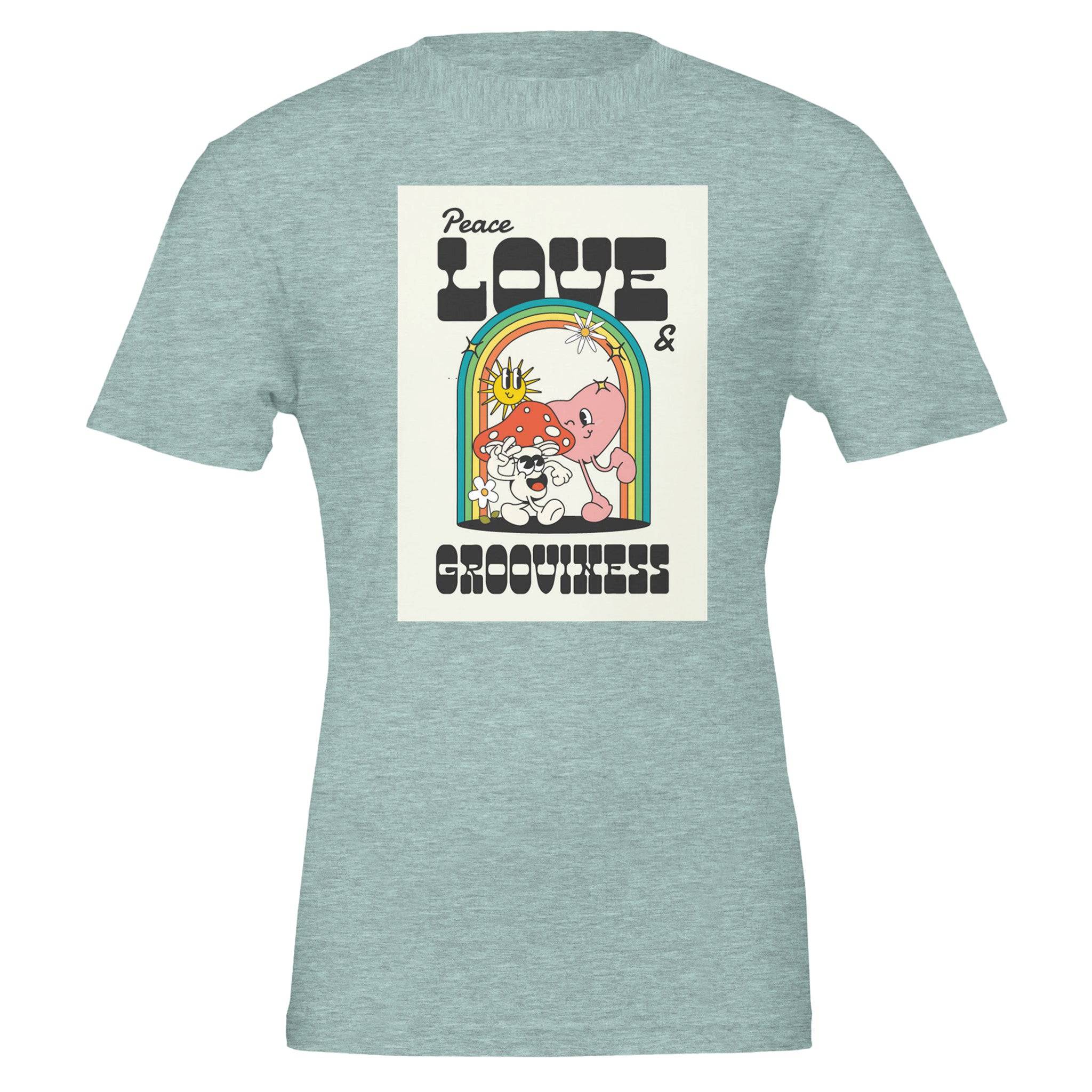 100% Organic Unisex T-shirt/Love-Retro
