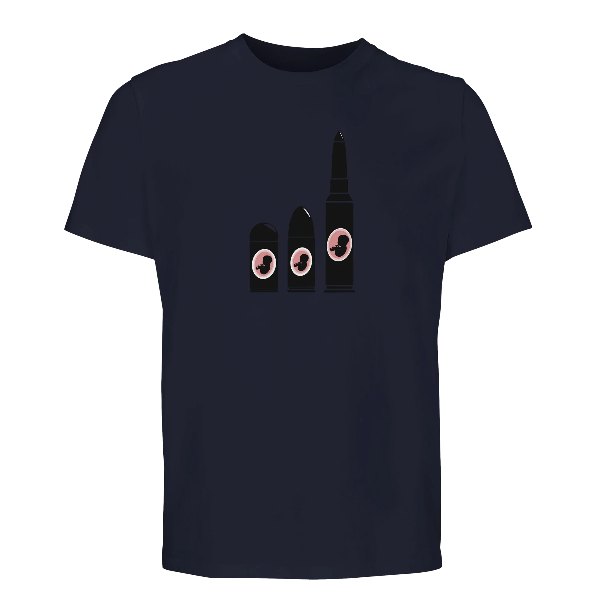 100% Organic Unisex T-shirt/Bullets-Babies