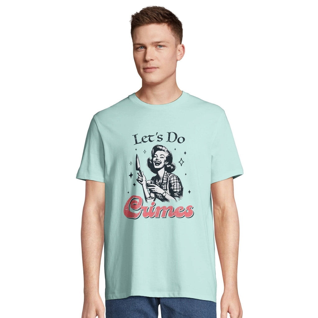 100% Organic Unisex T-shirt/Let's-Do-Crimes