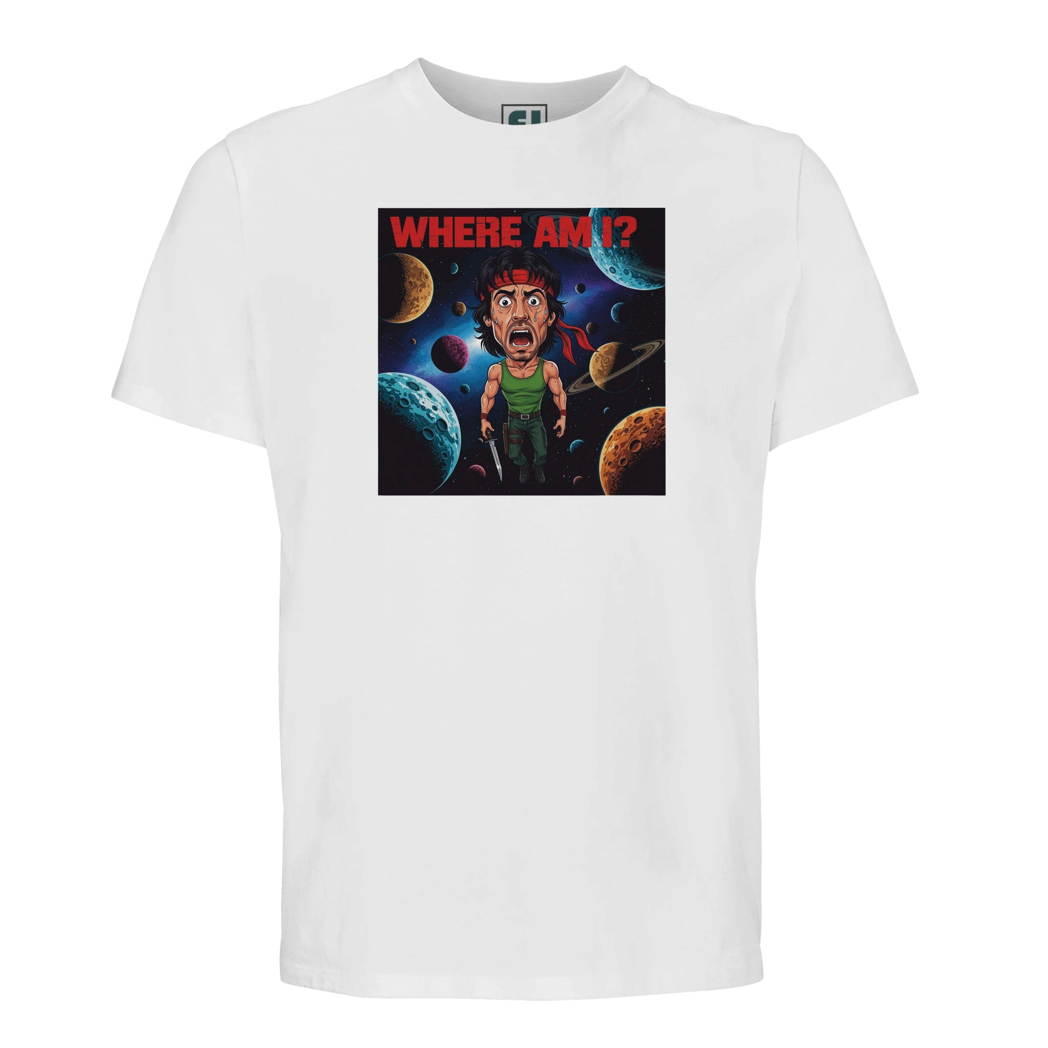 Cosmic Rambo 'WHERE AM I?'/Sustainable-Organic-Cotton-Apparel