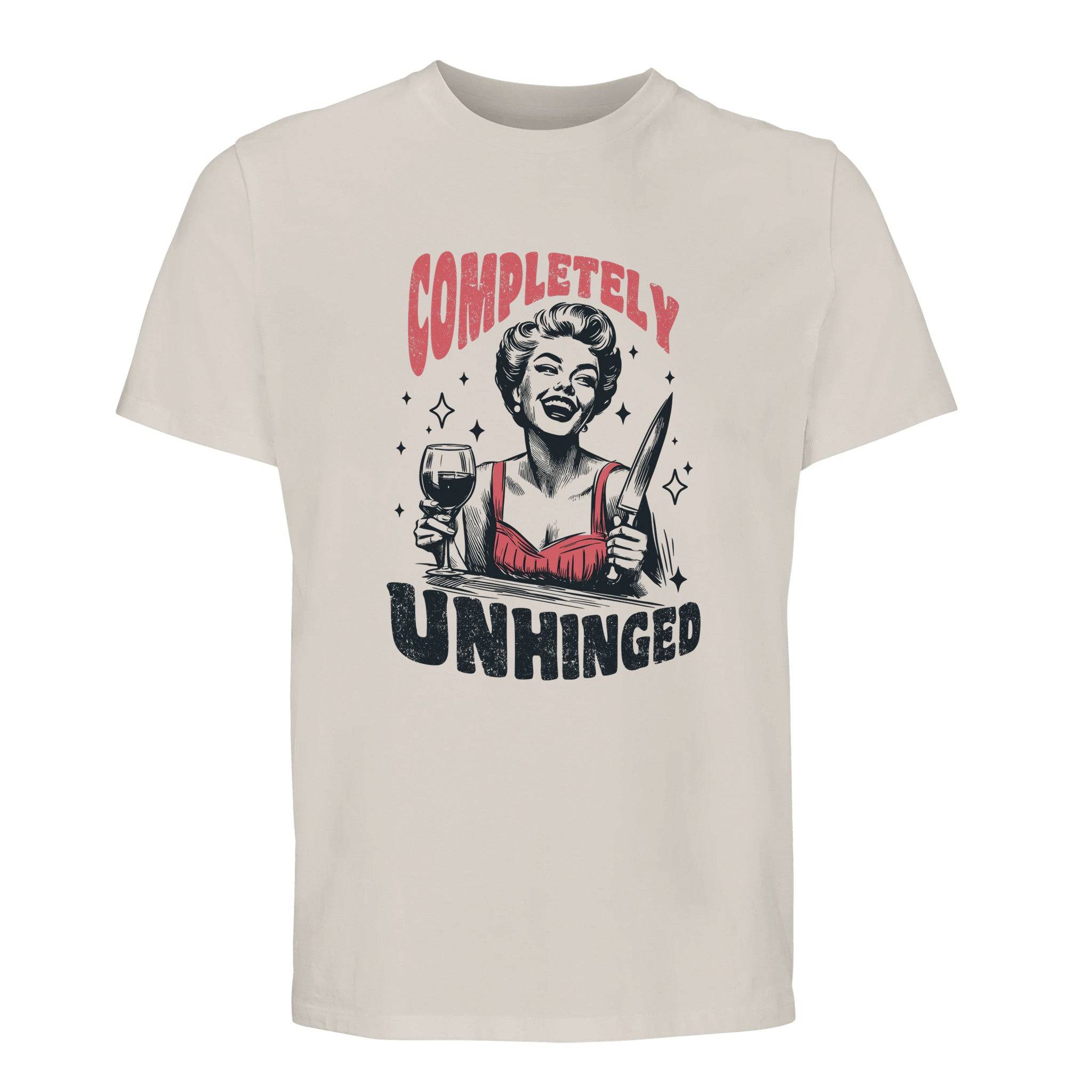 100% Organic Unisex T-shirt/Completely-Unhinged