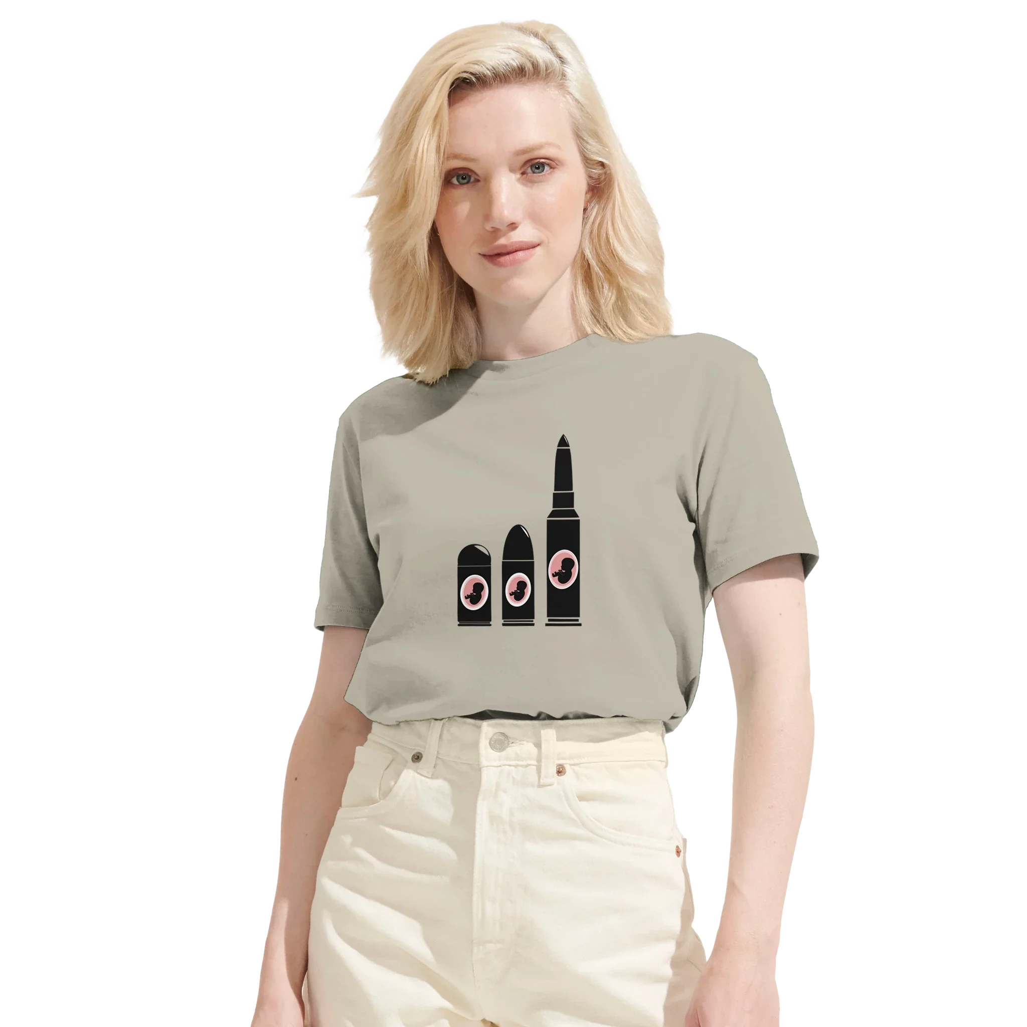 100% Organic Unisex T-shirt/Bullets-Babies