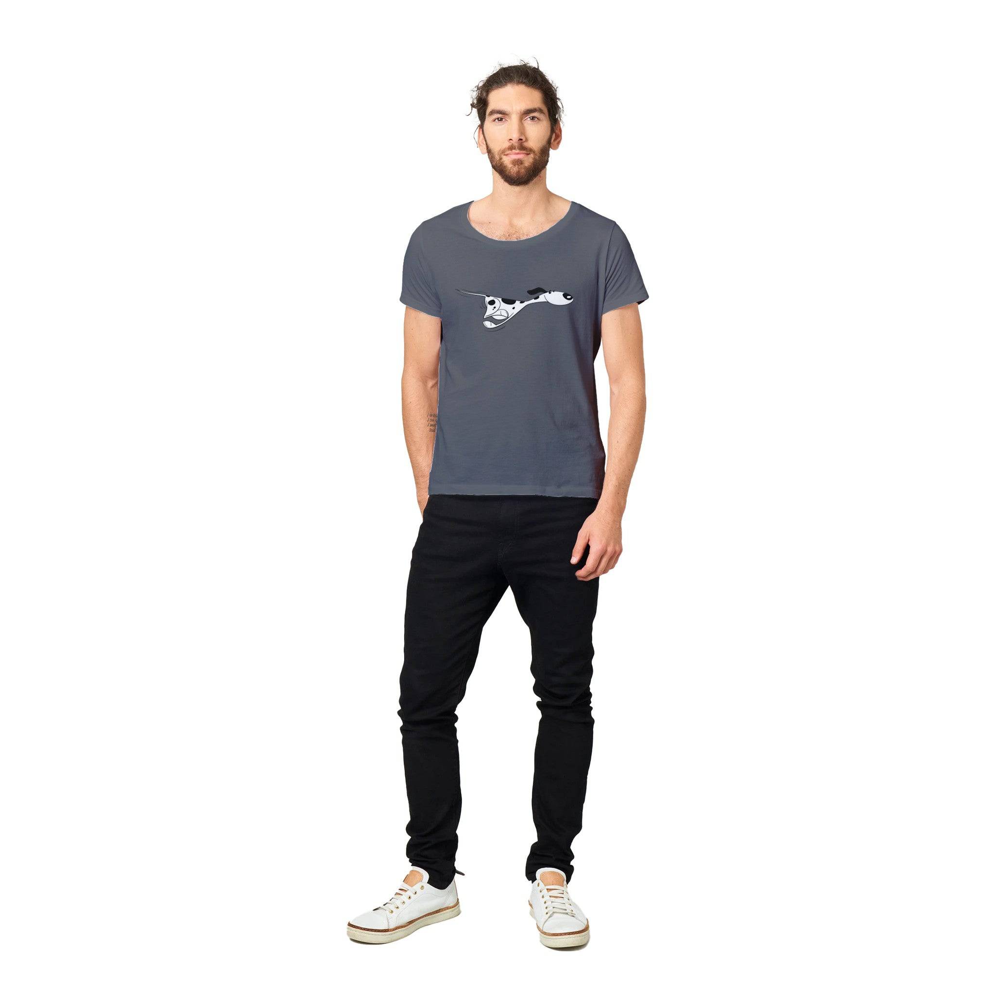 100% Organic Unisex T-shirt/Running-Dog