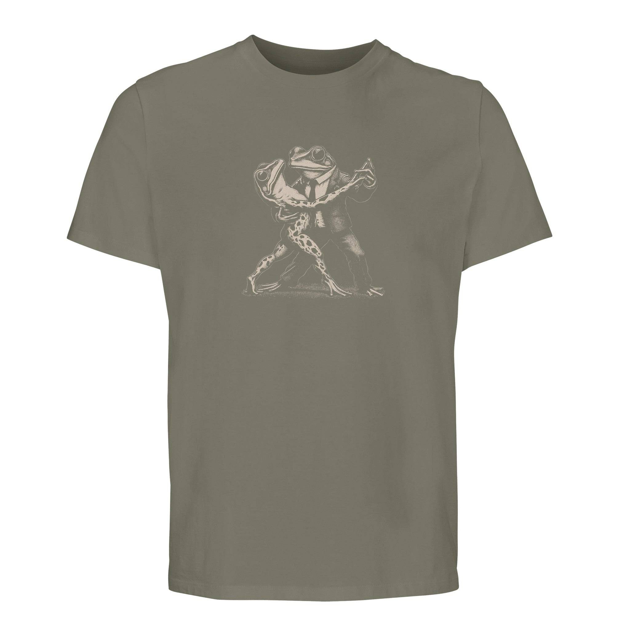 100% Organic Unisex T-shirt/Frogs-Dancing