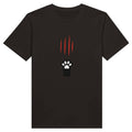 100% Organic Unisex T-shirt/Cat-Paw-Scratch