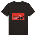 100% Organic Unisex T-shirt/Angry-Black-Dog