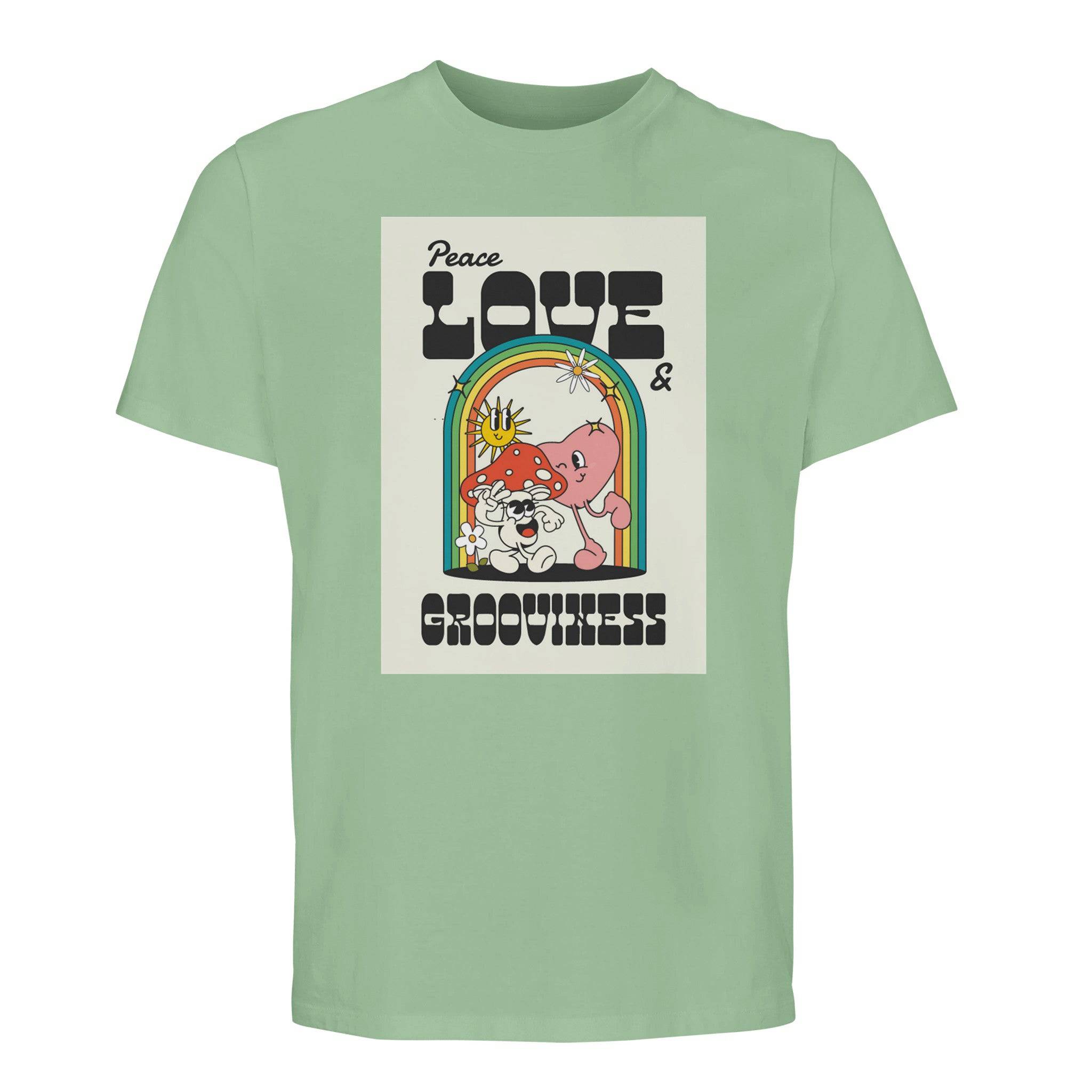100% Organic Unisex T-shirt/Love-Retro