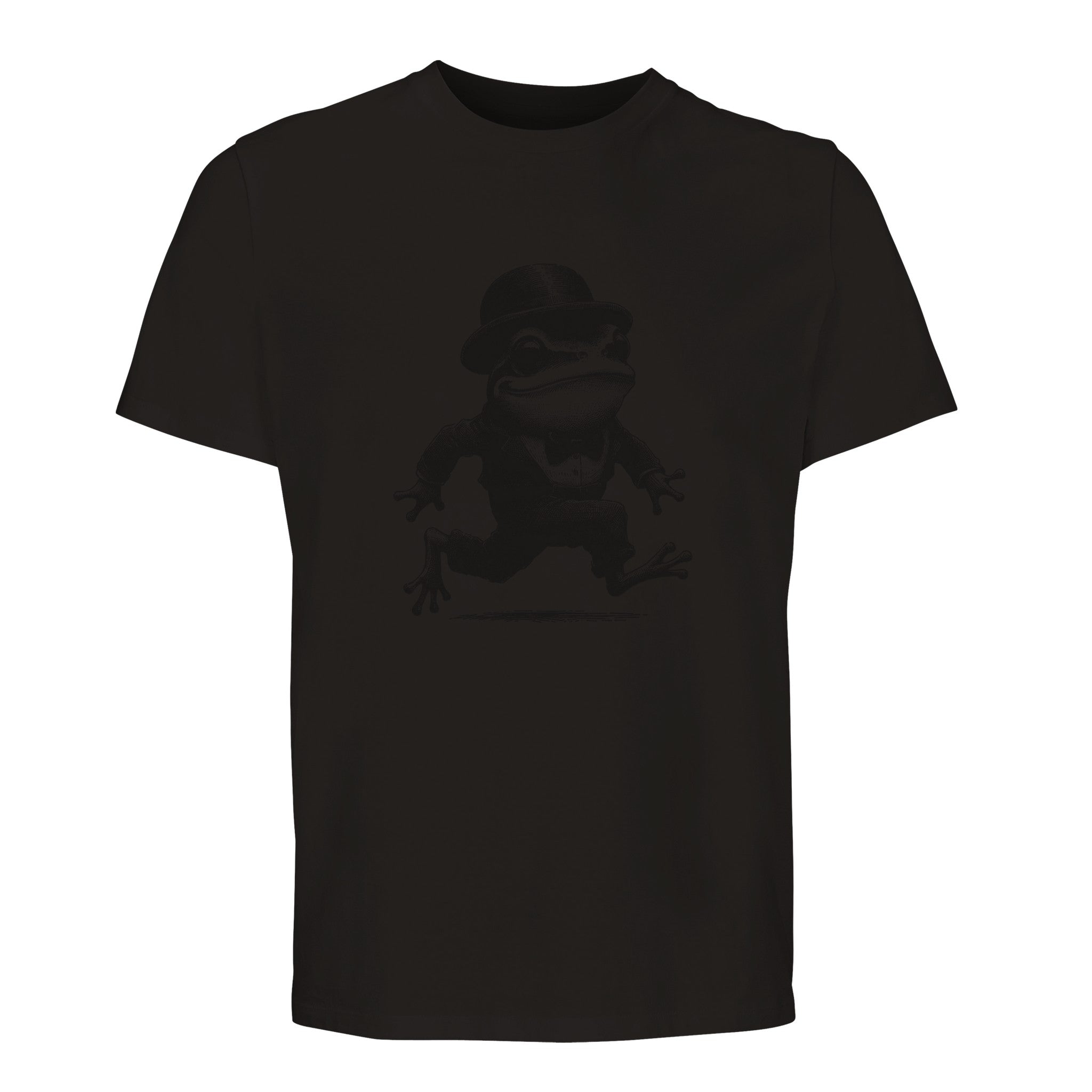 100% Organic Unisex T-shirt/Frog-Running